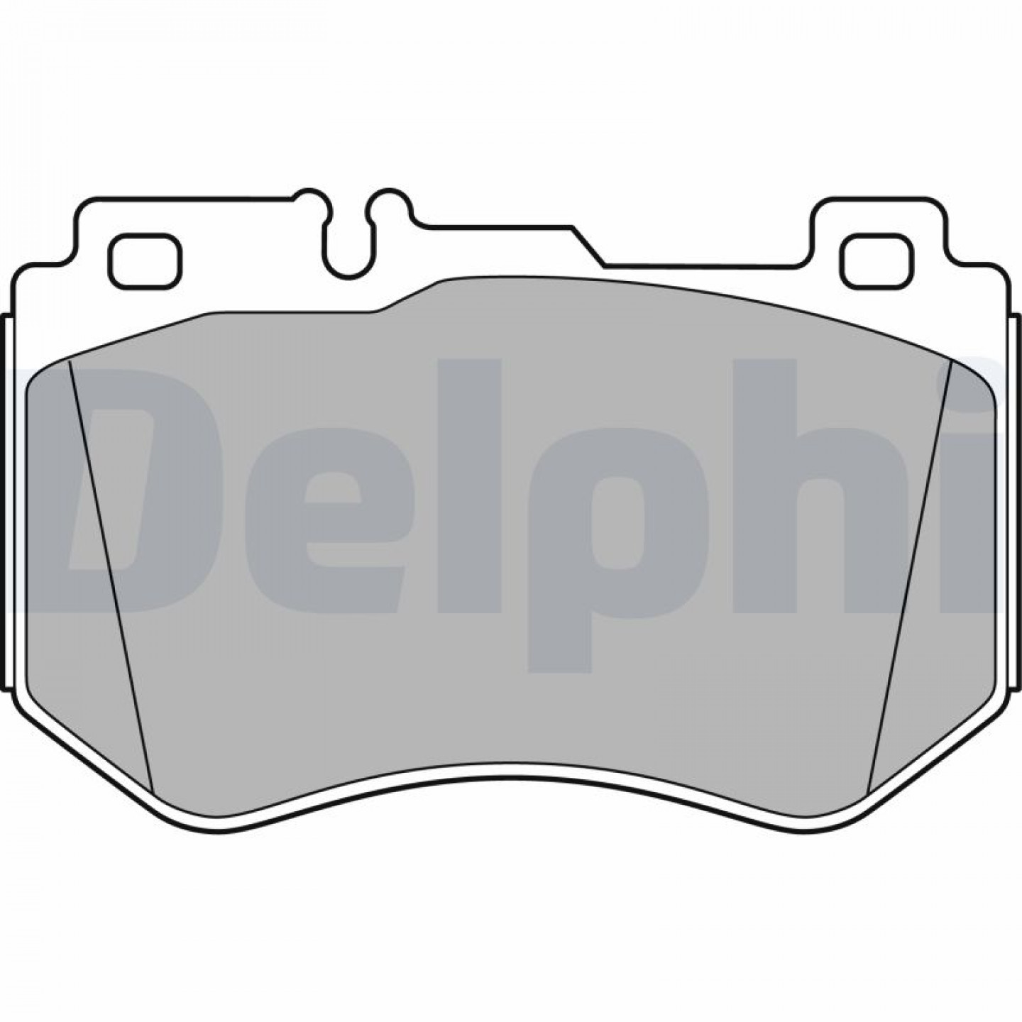 Kit pastiglie freno, Freno a disco DELPHI LP3137