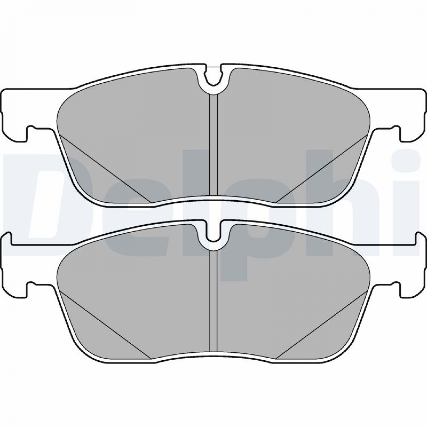 Kit pastiglie freno, Freno a disco DELPHI LP3188