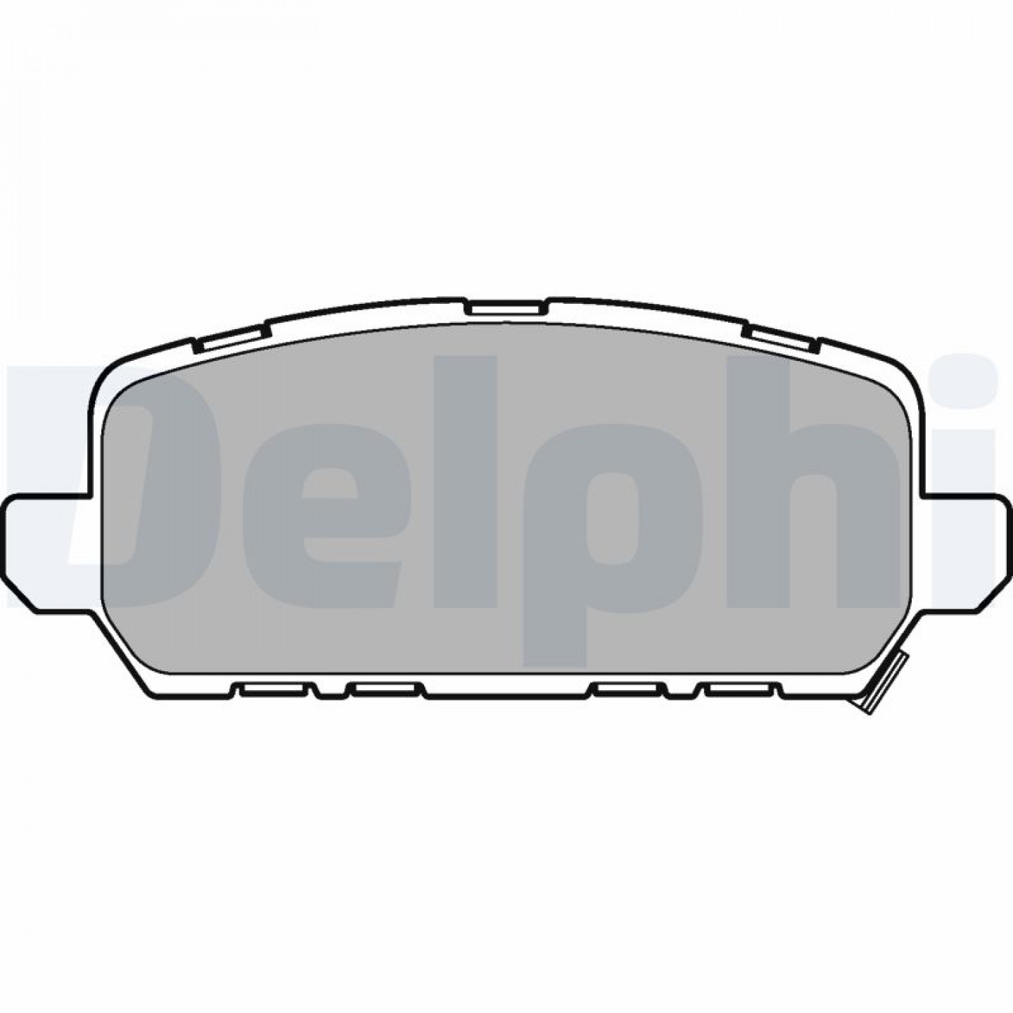 Kit pastiglie freno, Freno a disco DELPHI LP3244