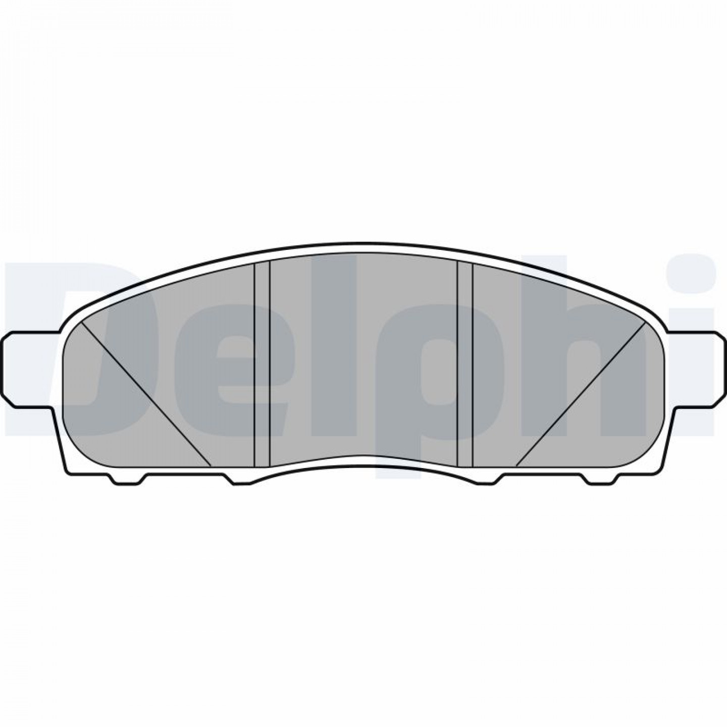 Kit pastiglie freno, Freno a disco DELPHI LP3285