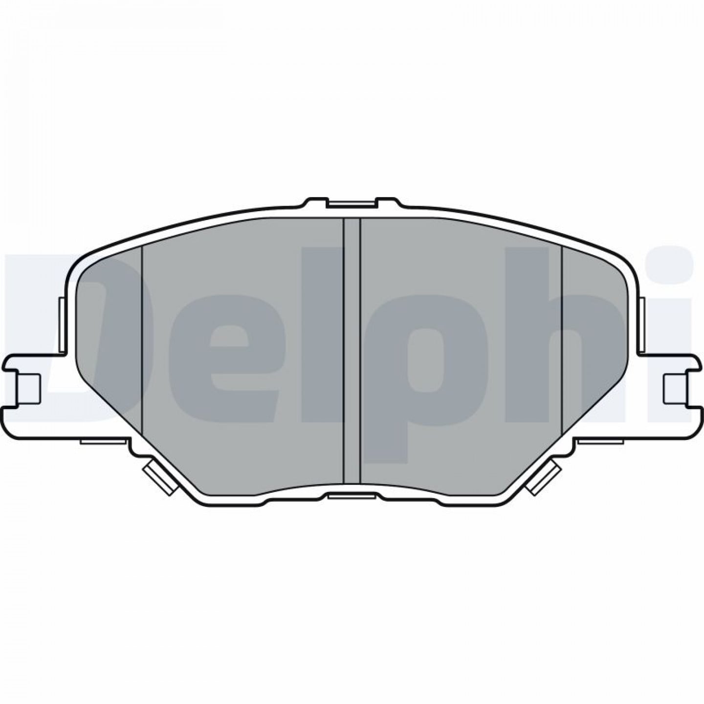 Kit pastiglie freno, Freno a disco DELPHI LP3370