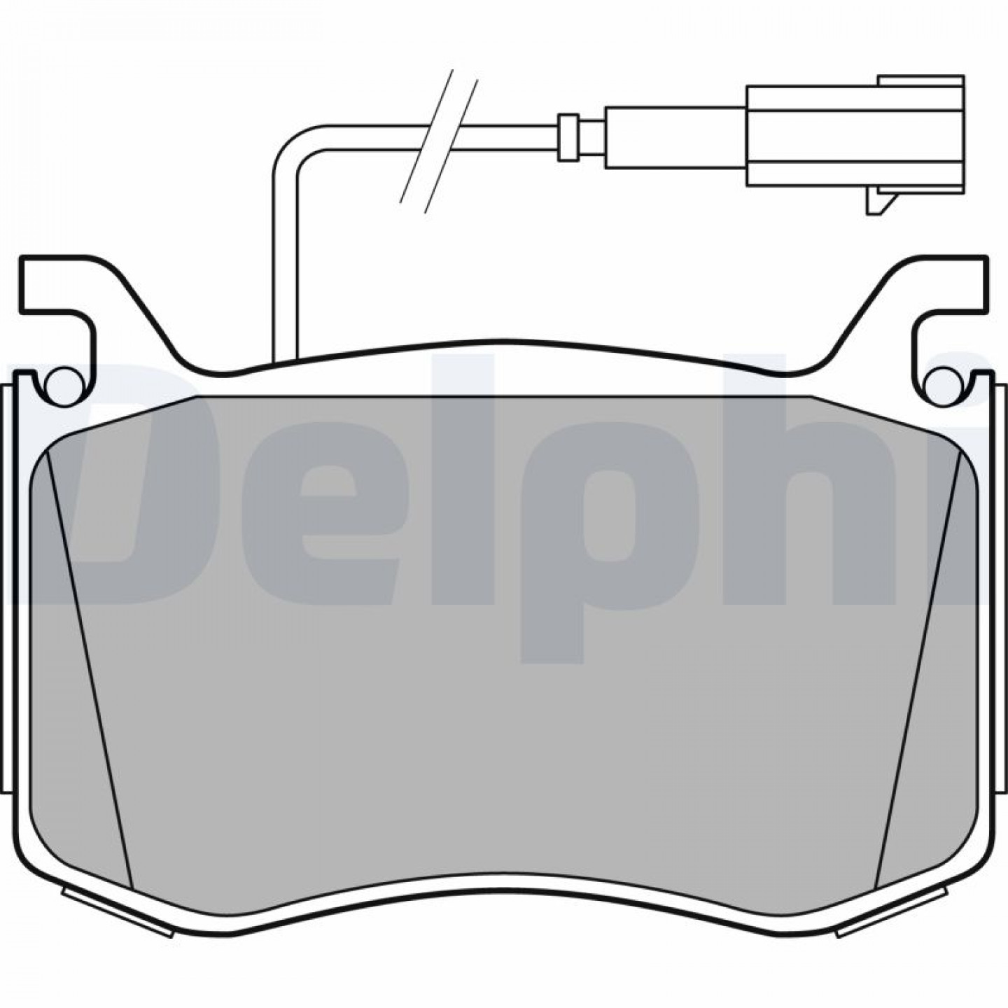 Kit pastiglie freno, Freno a disco DELPHI LP3380