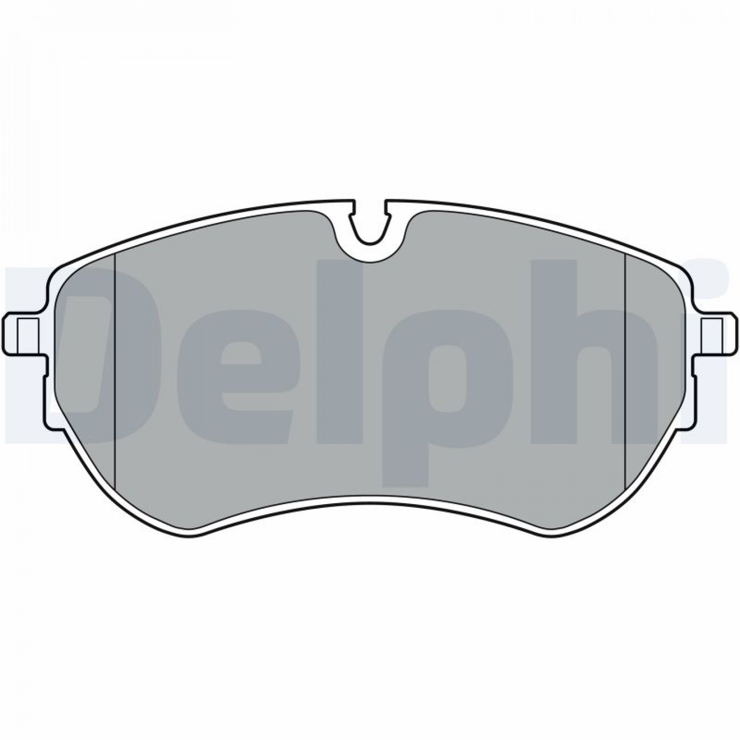 Kit de plaquettes de frein, frein à disque DELPHI LP3406