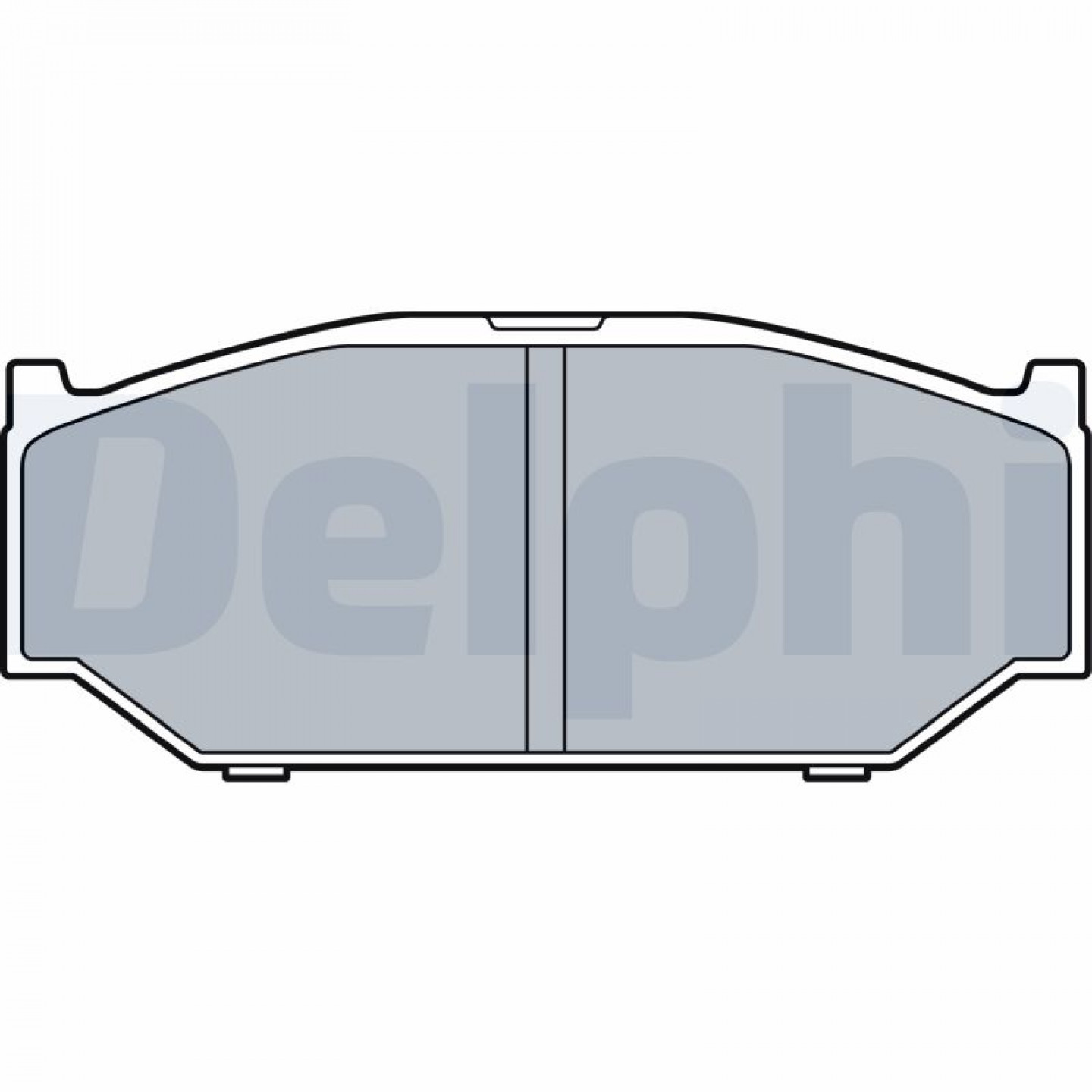 Kit pastiglie freno, Freno a disco DELPHI LP3544