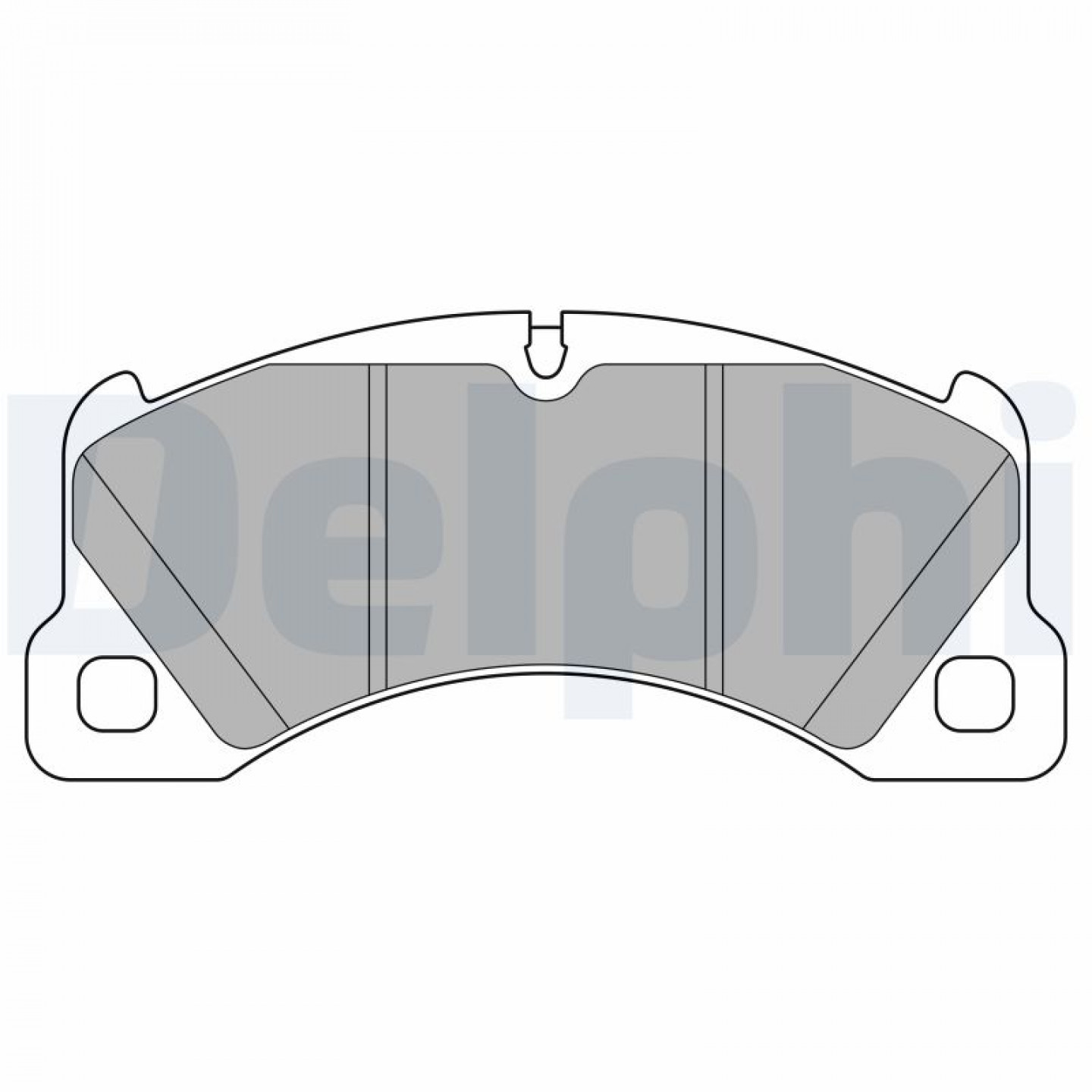 Kit pastiglie freno, Freno a disco DELPHI LP3629