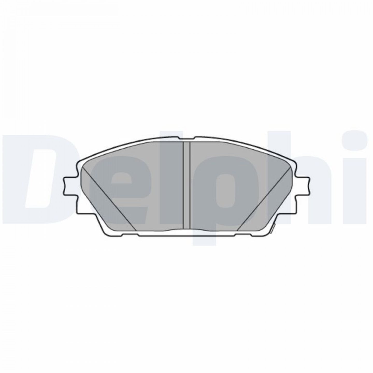 Bremseklodser DELPHI LP3632
