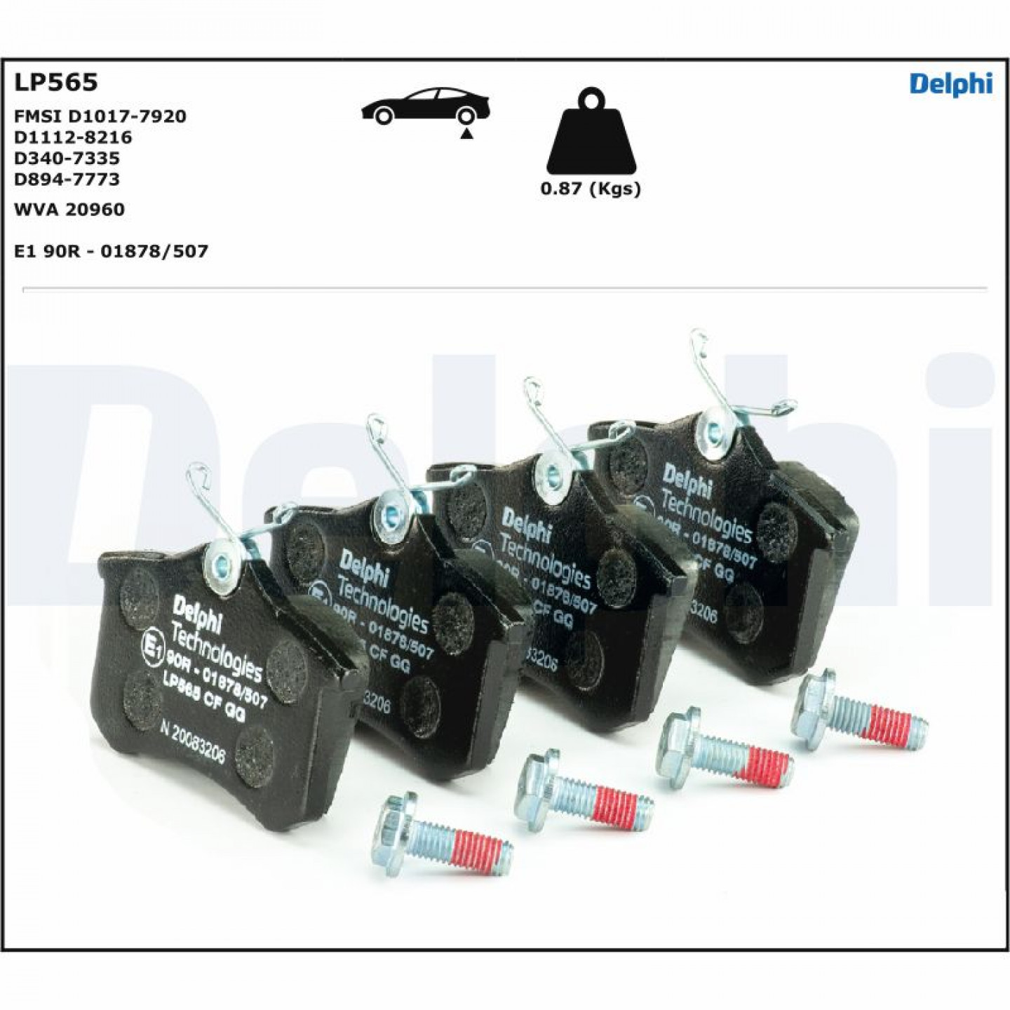 Per Audi SQ7 Q7 Q8 SQ8 Anteriore Posteriore Delphi OEM Pastiglie Freno