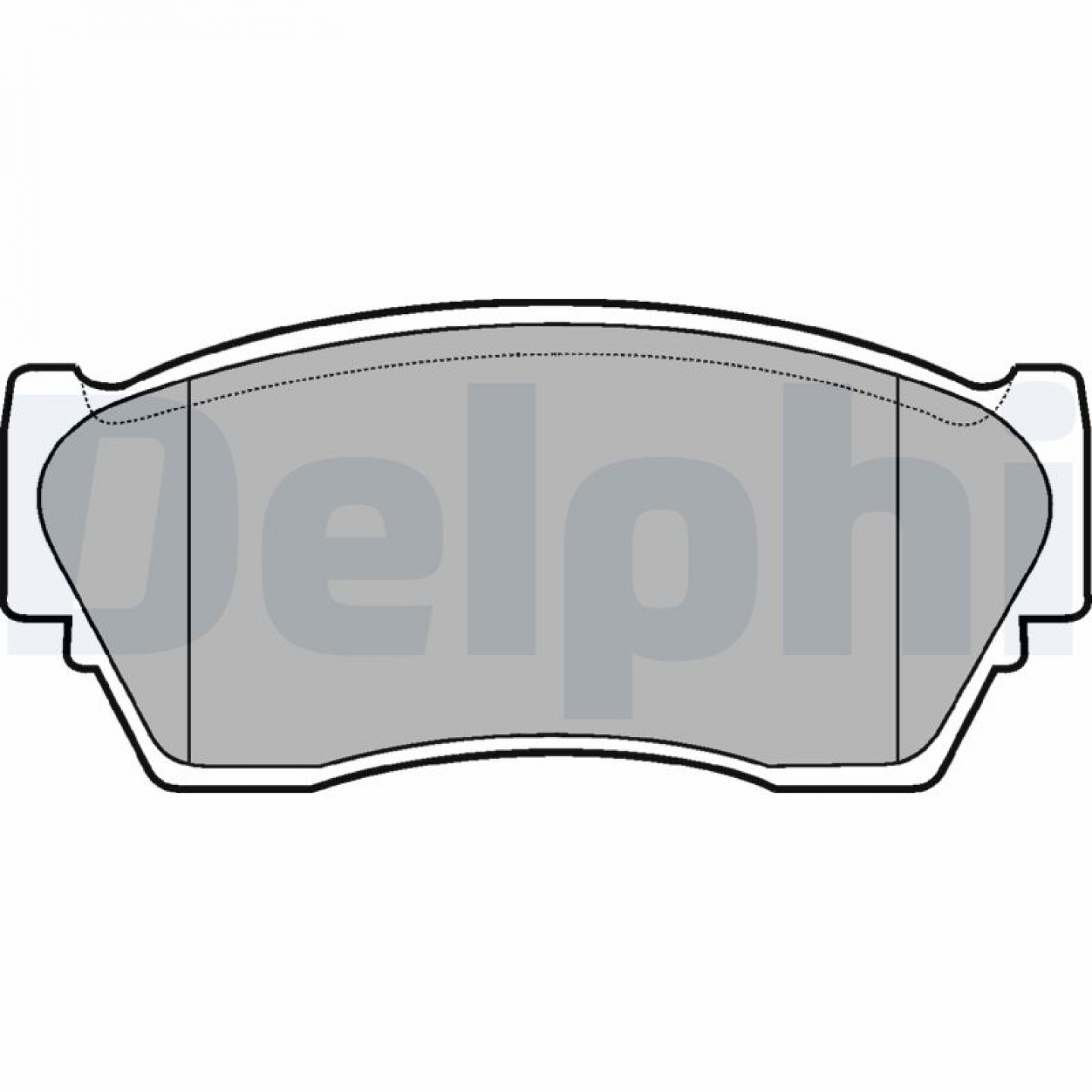 Kit pastiglie freno, Freno a disco DELPHI LP804