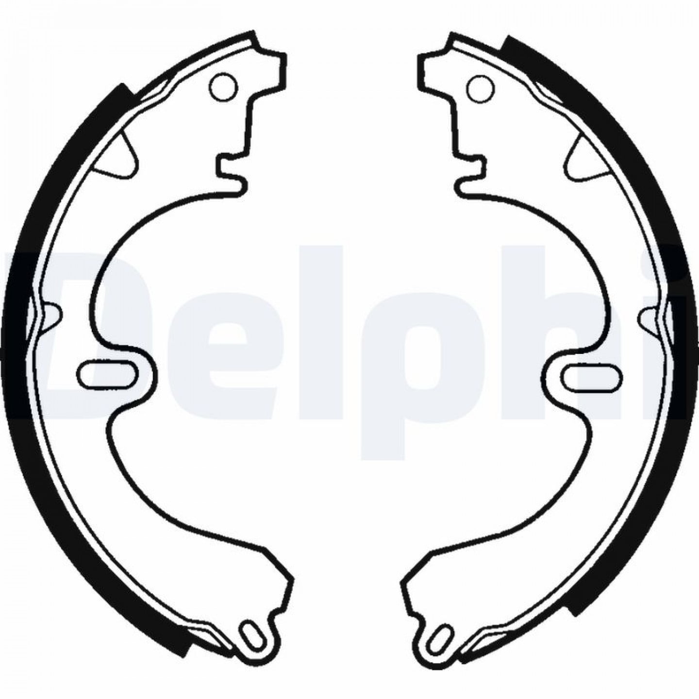 Bremsbackensatz DELPHI LS1356