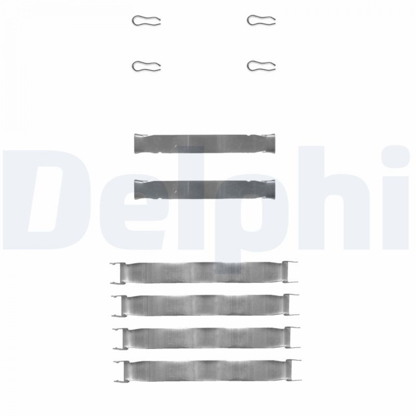 DELPHI LX0019 Kit accessori, pastiglia freno