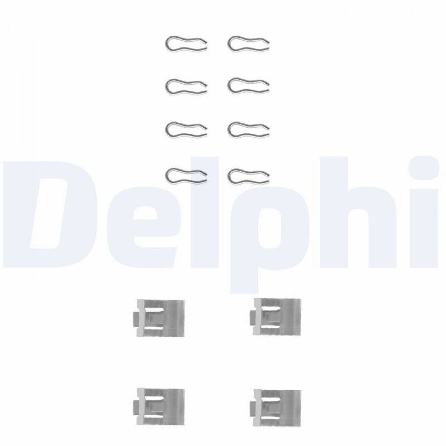 Zubehörsatz, Scheibenbremsbelag DELPHI LX0075