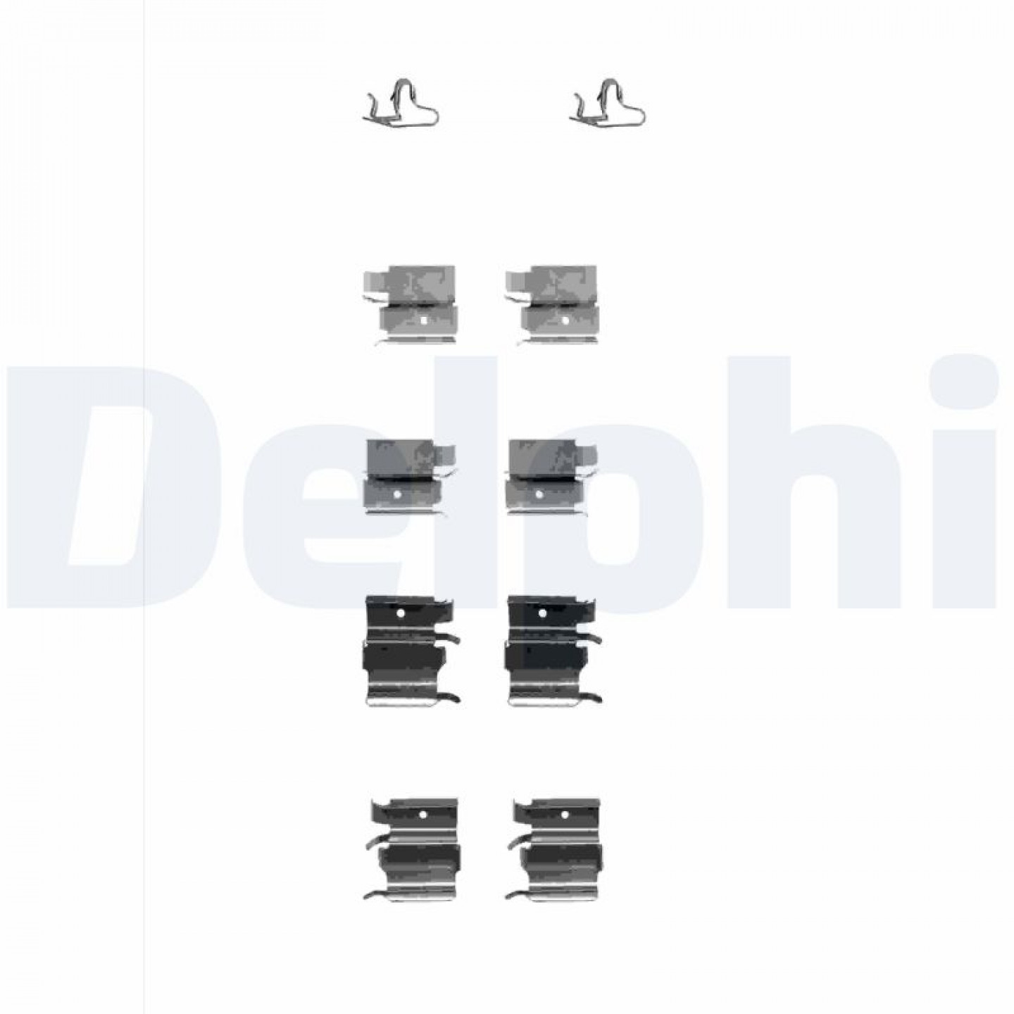 Sada příslušenství, obložení kotoučové brzdy DELPHI LX0339