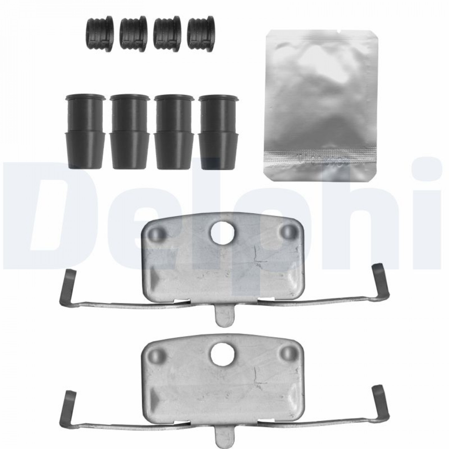 Sada příslušenství, obložení kotoučové brzdy DELPHI LX0634