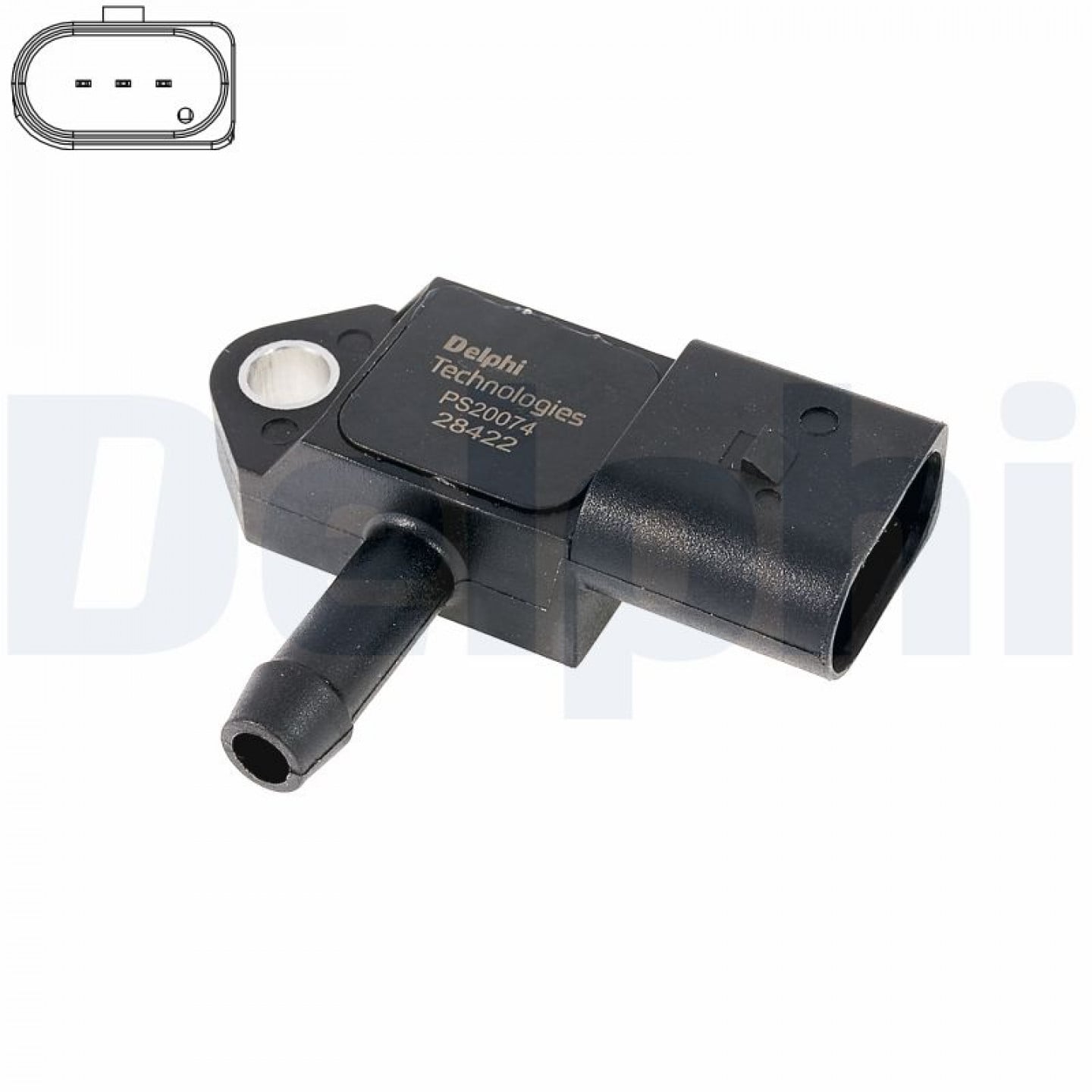 MAP sensor DELPHI PS20074-12B1