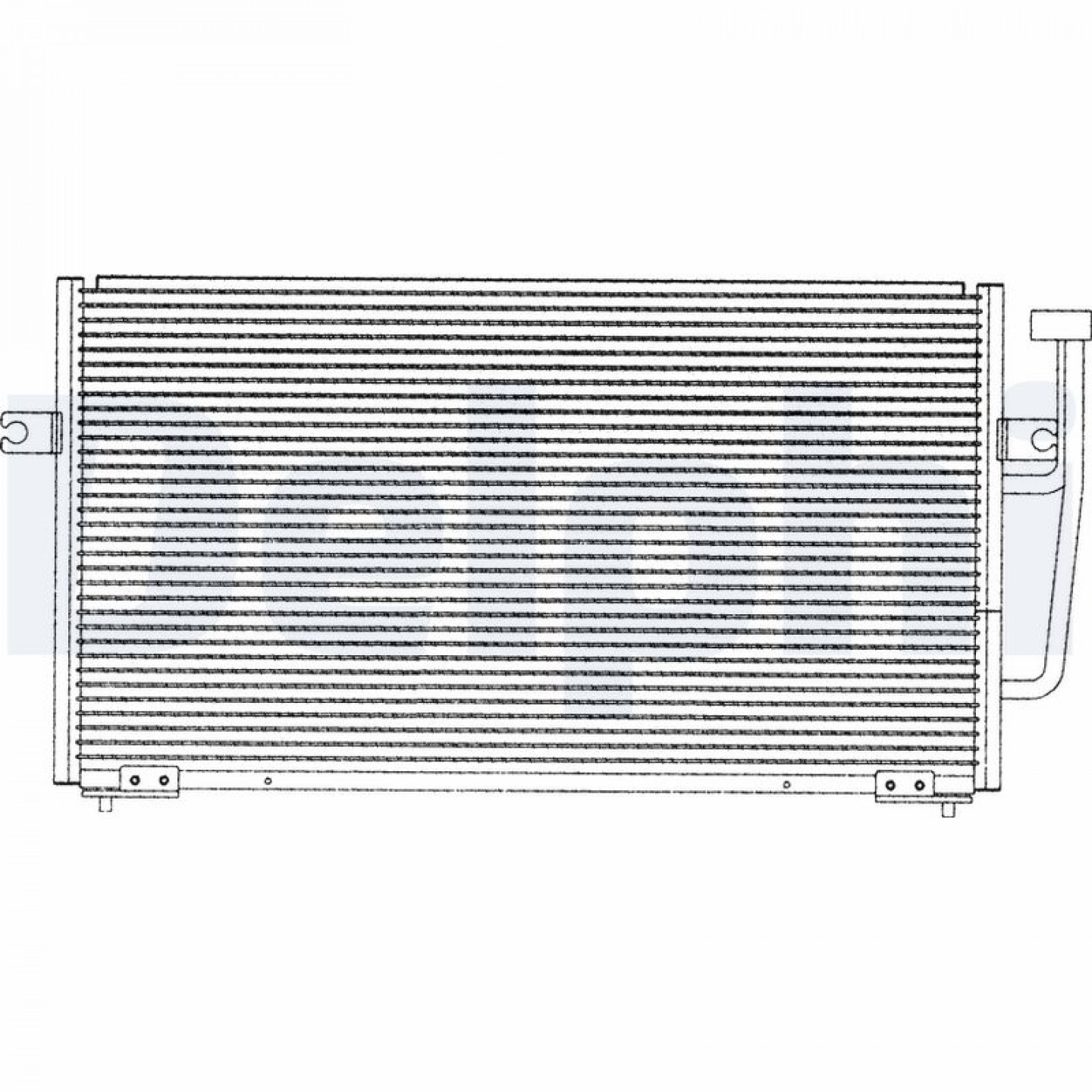 Kondensator, Klimaanlage DELPHI TSP0225143