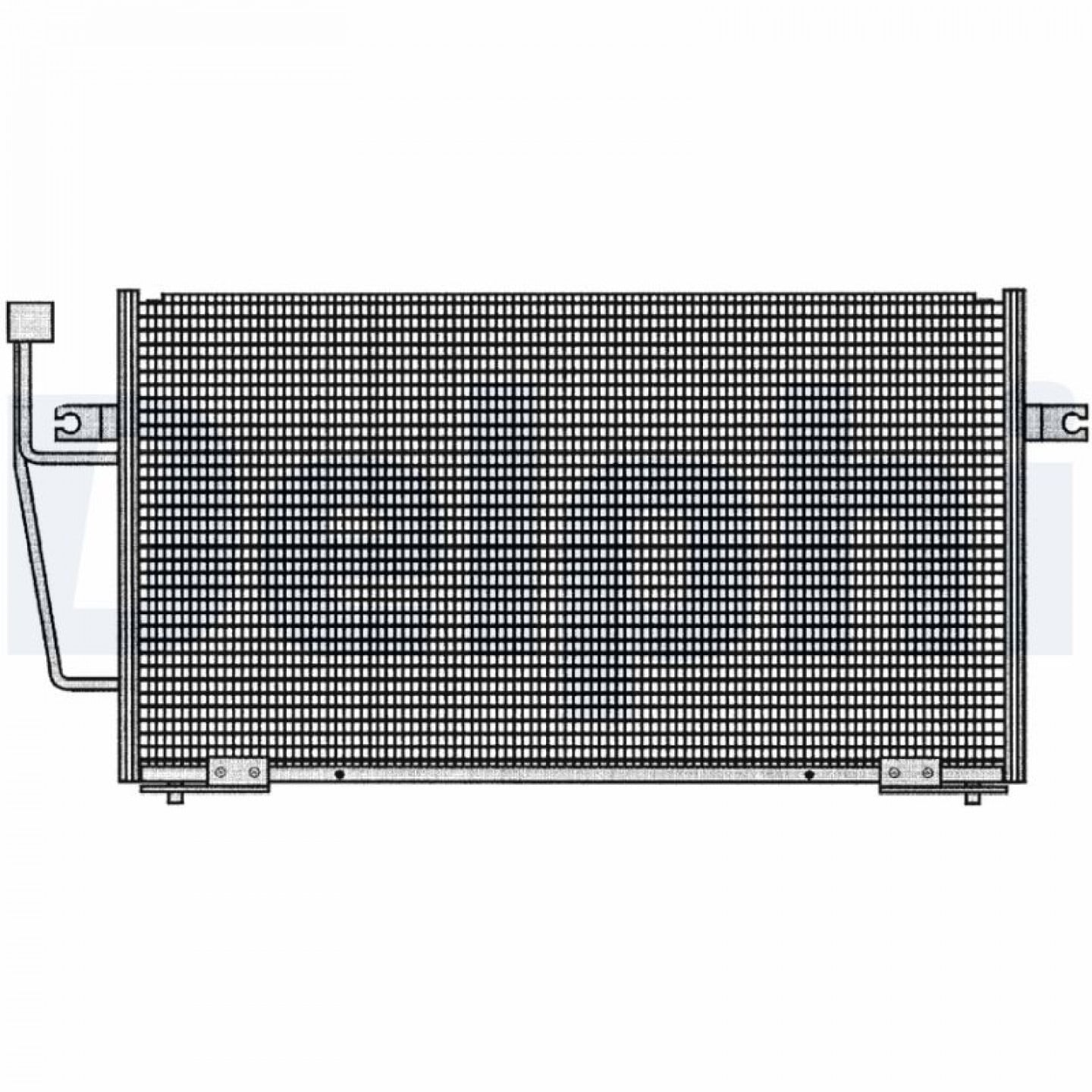 Kondensator, Klimaanlage DELPHI TSP0225204