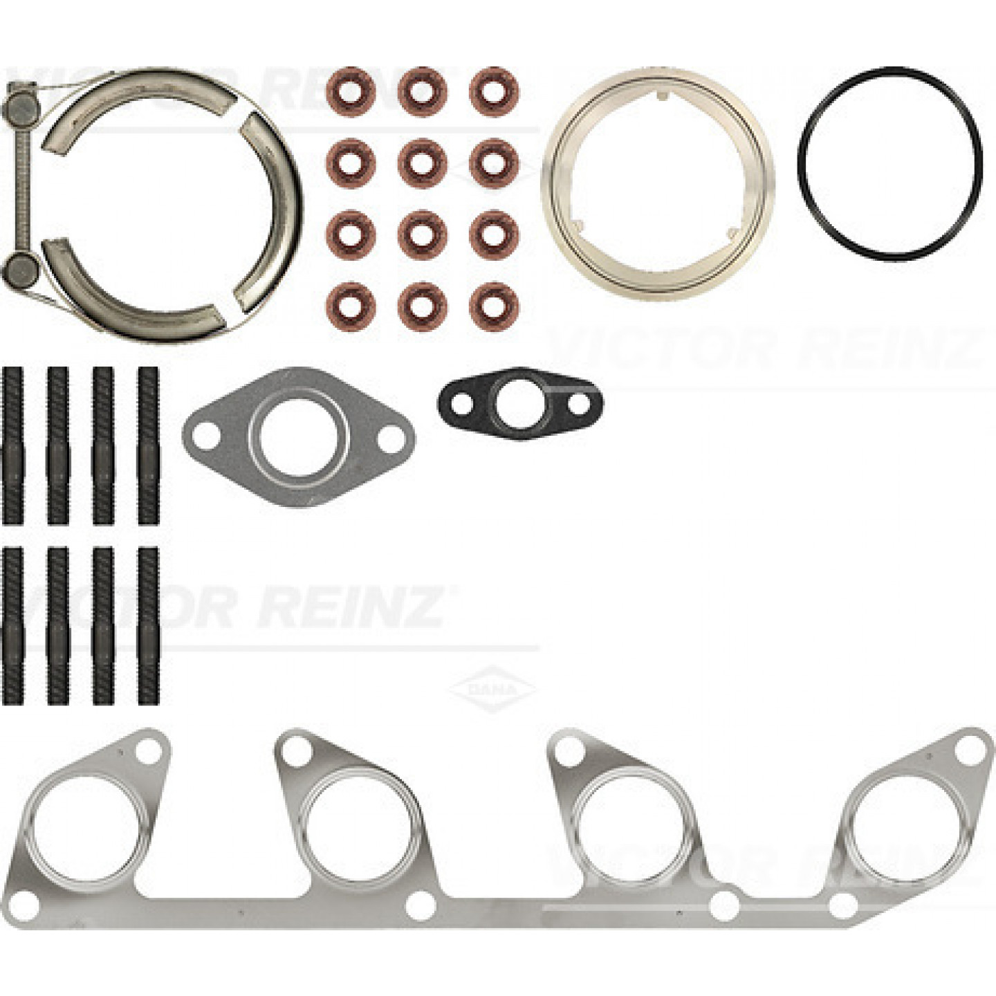 Turbocharger, montageset REINZ 04-10138-01
