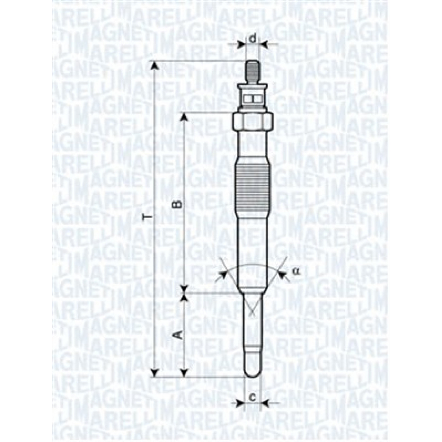 Glühkerze MAGNETI MARELLI 062900017304