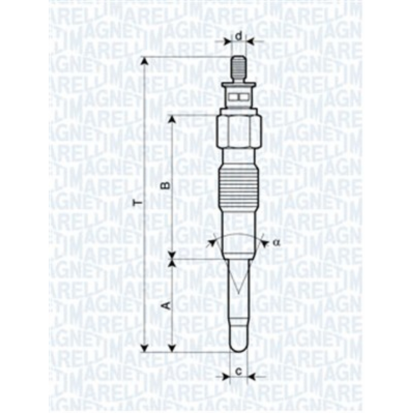 Glühkerze MAGNETI MARELLI 062900040304