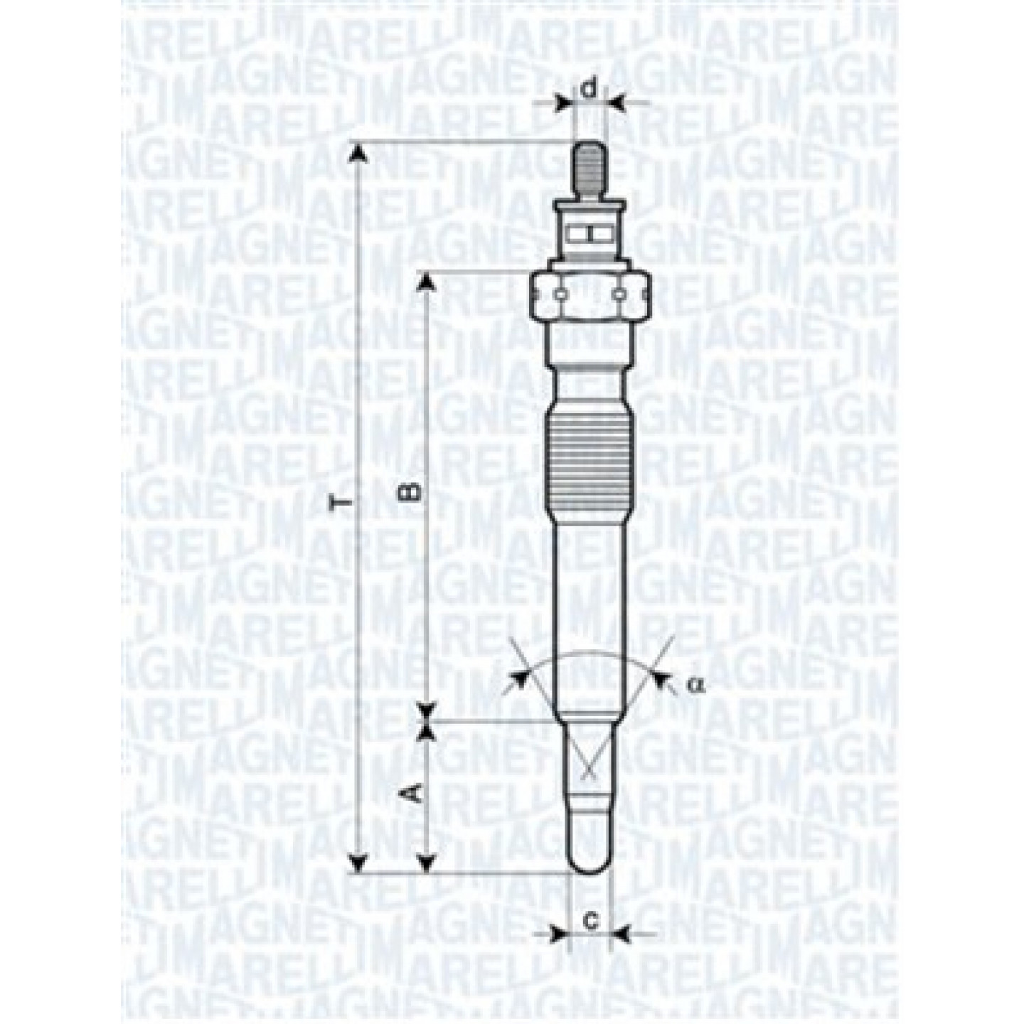 Glühkerze MAGNETI MARELLI 062900092304