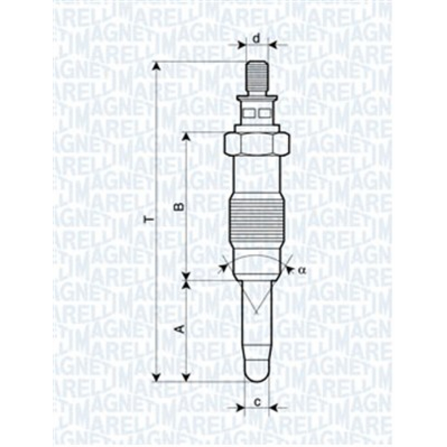 Gloeibougie MAGNETI MARELLI 062583003304