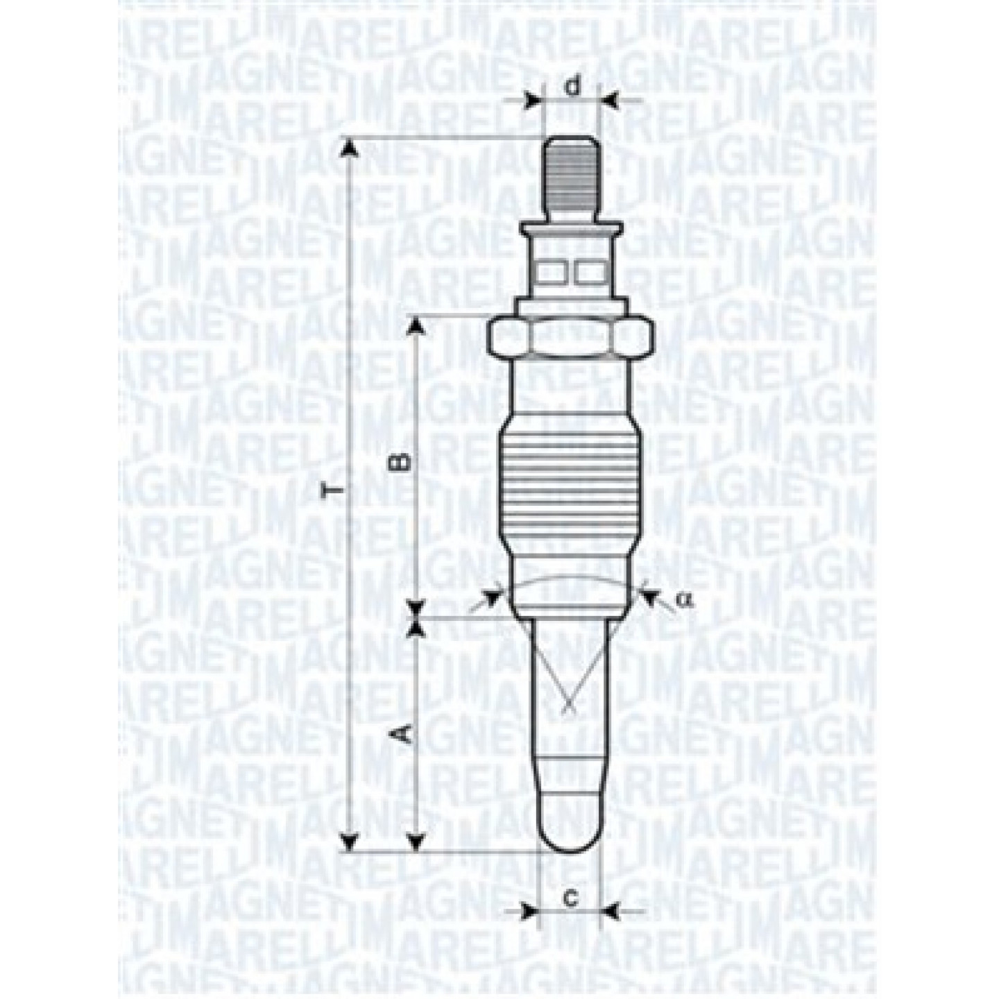 Glühkerze MAGNETI MARELLI 062900005304