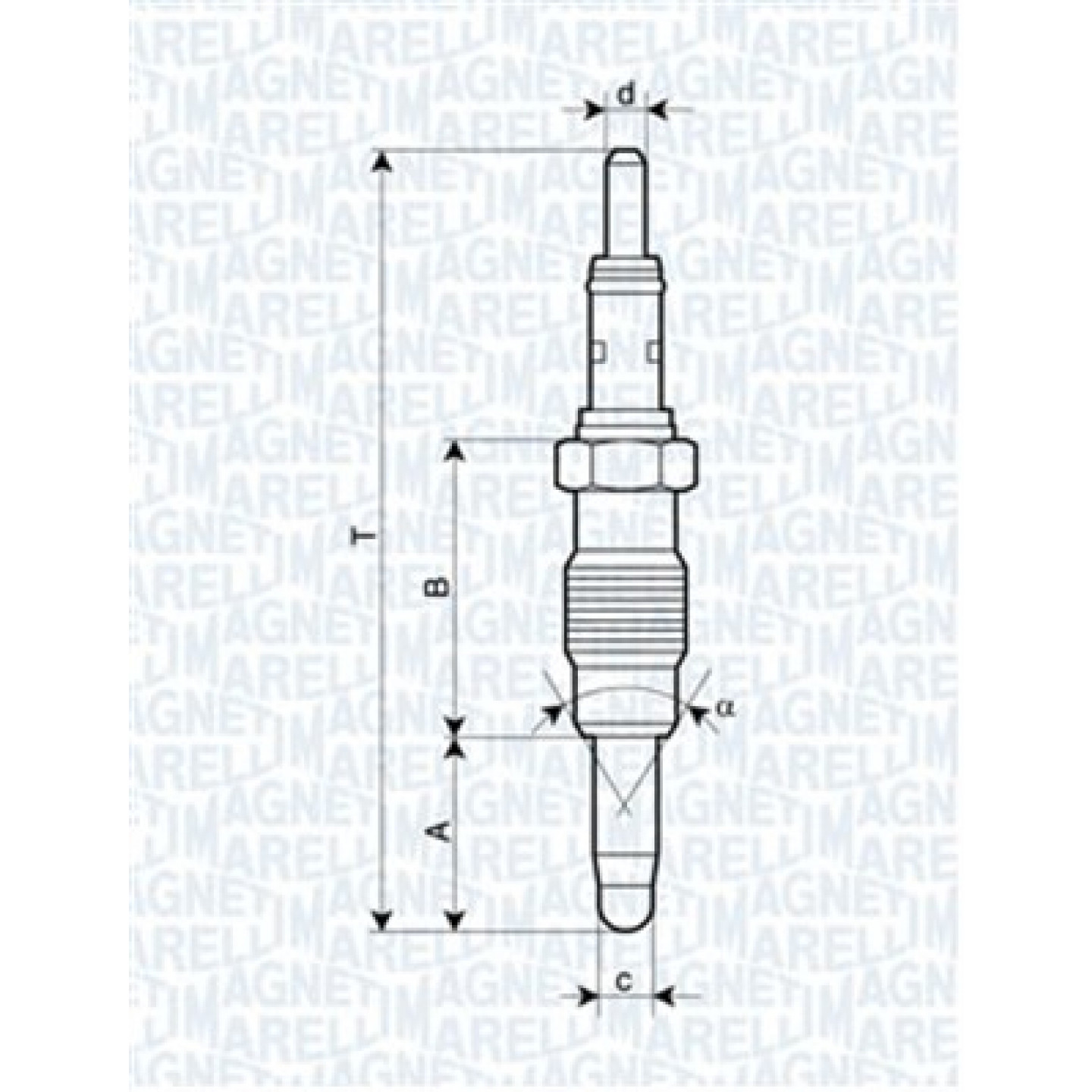 Glühkerze MAGNETI MARELLI 062900011304