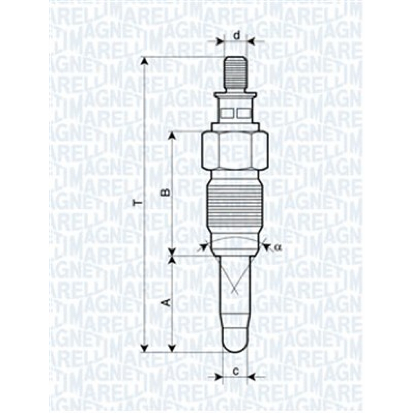 Glühkerze MAGNETI MARELLI 062900056304