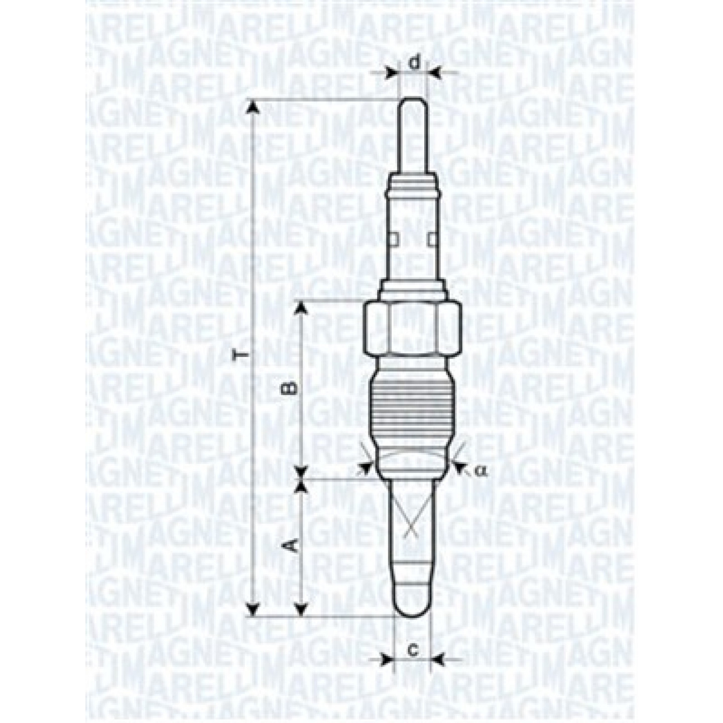 Glühkerze MAGNETI MARELLI 062900083304