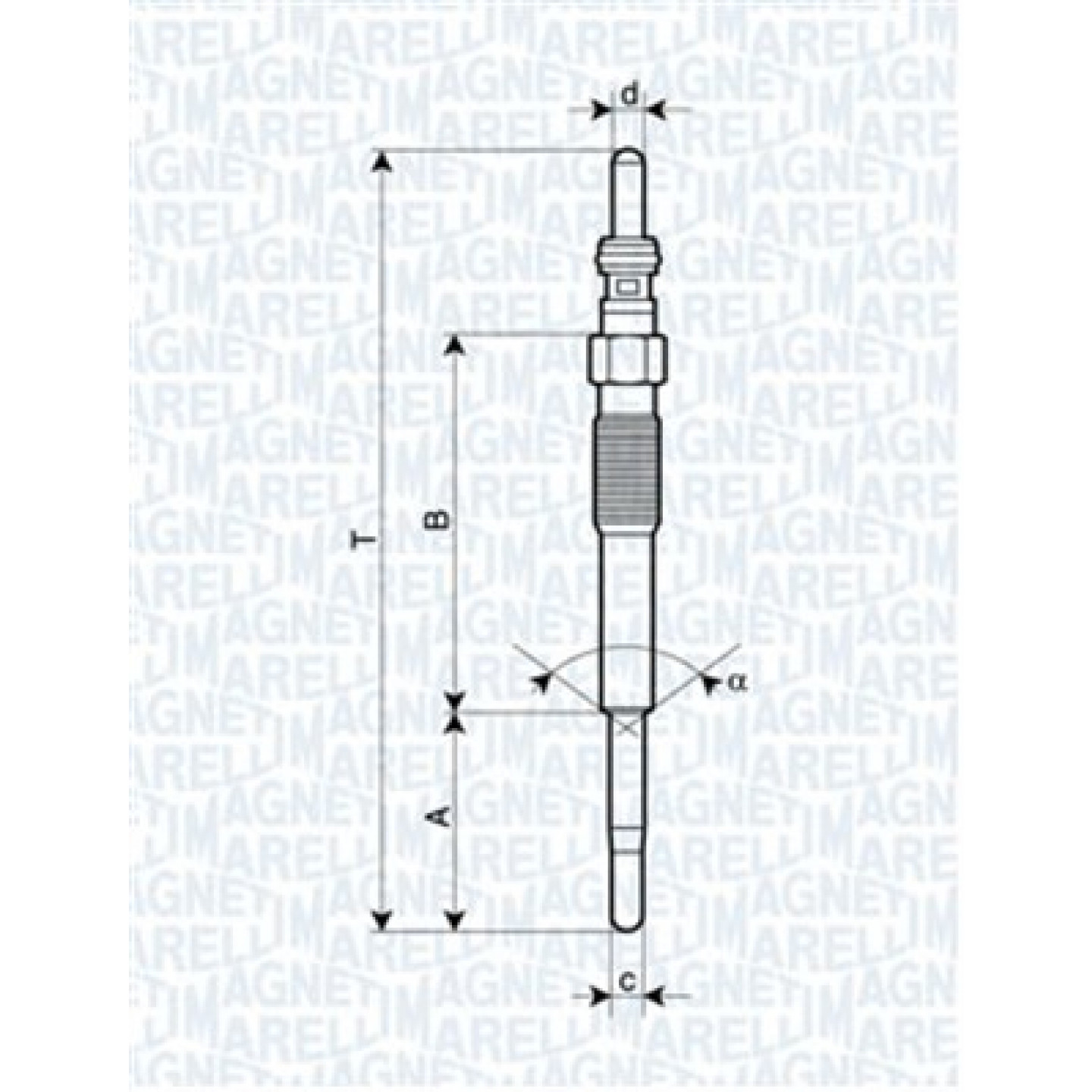 Gloeibougie MAGNETI MARELLI 062900080304