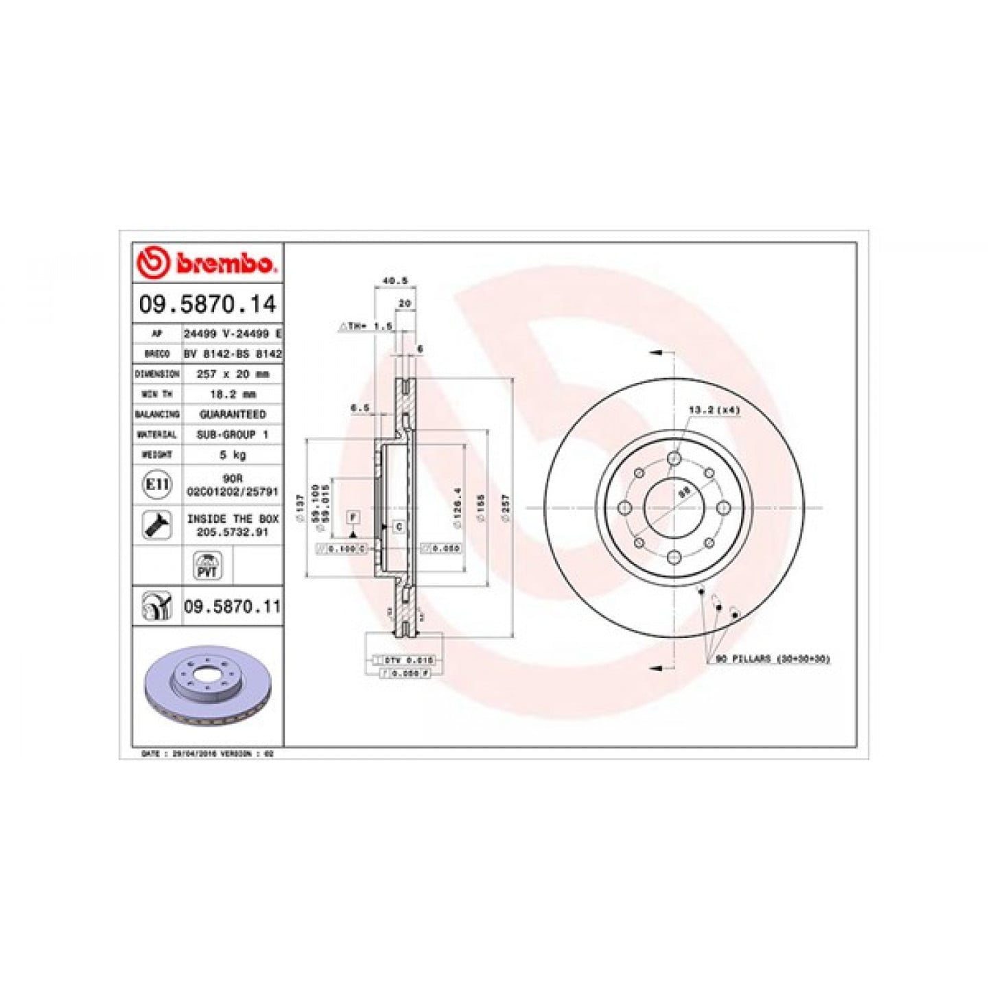 Magneti Marelli Remschijf 360406021900