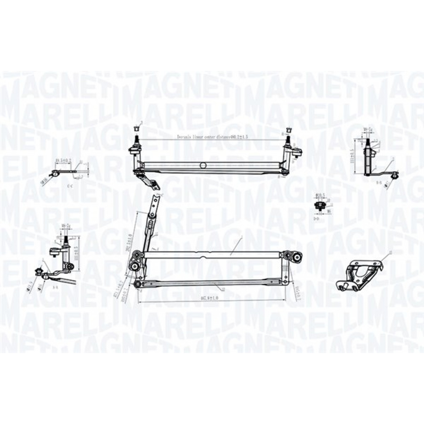 Wischergestänge MAGNETI MARELLI 085570177010
