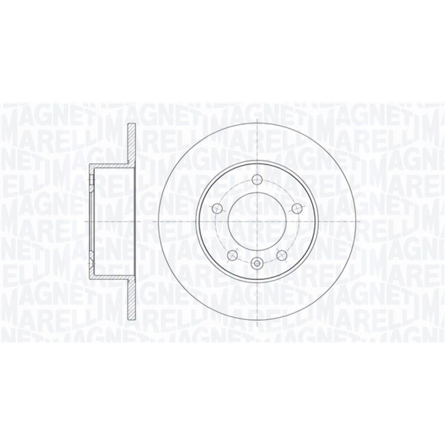 Magneti Marelli Remschijf 361302040373
