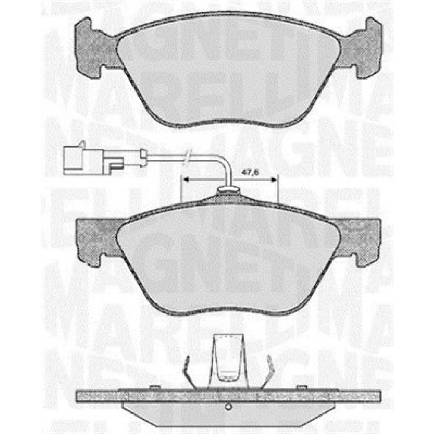 Bremseklodser MAGNETI MARELLI 363916060101