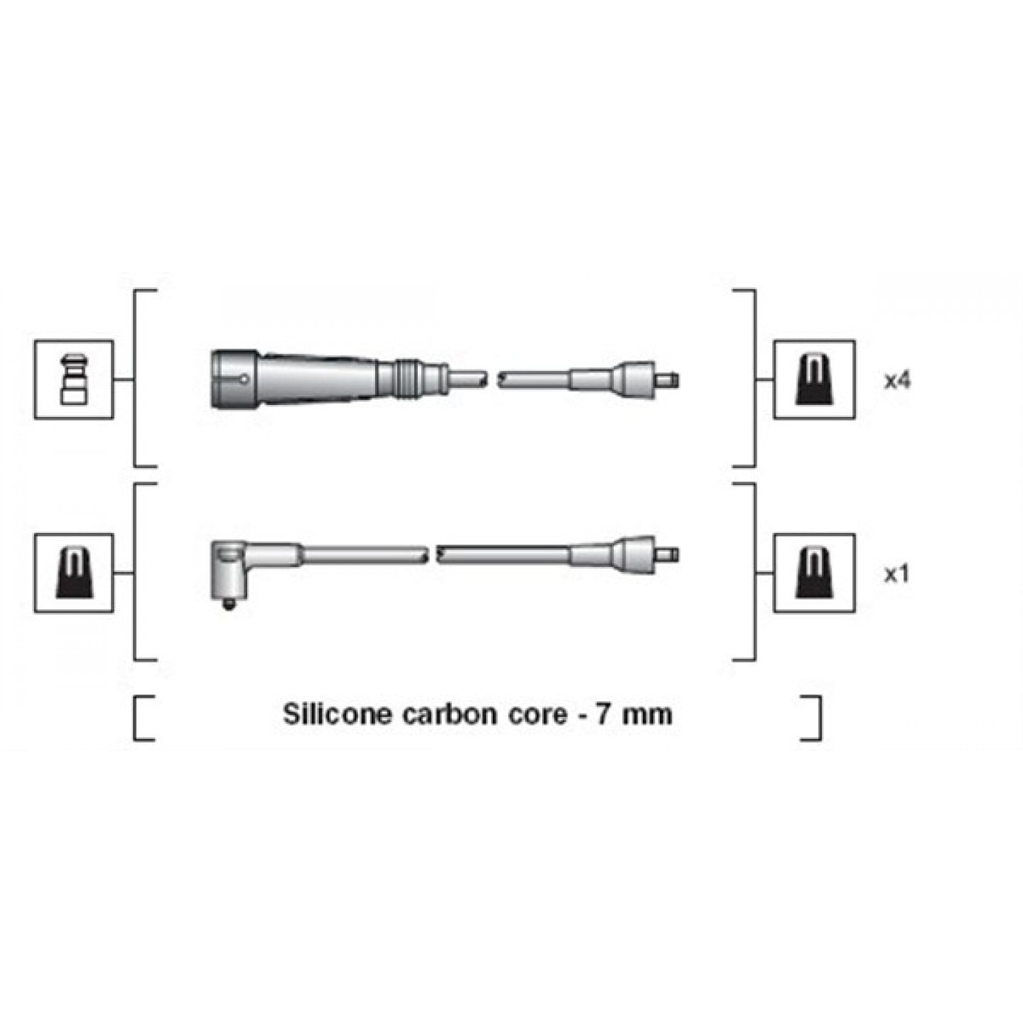 Bougiekabelset MAGNETI MARELLI 941318111129