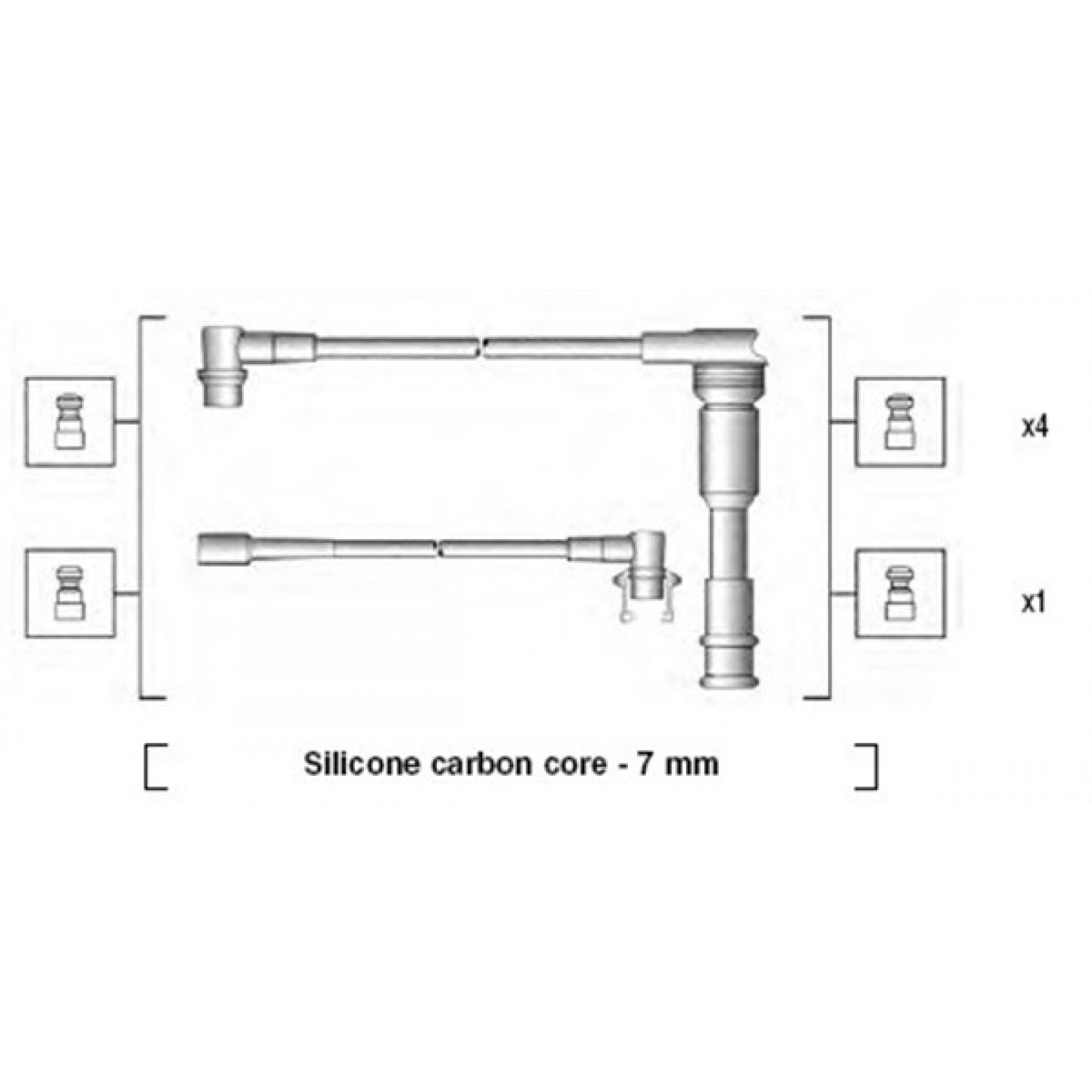 Bougiekabelset MAGNETI MARELLI 941145220719