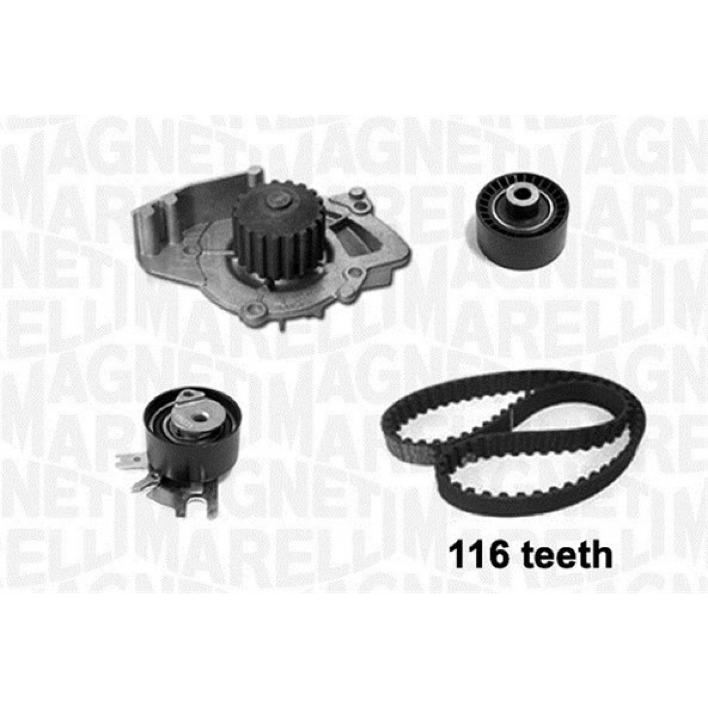 Magneti Marelli Bomba De Agua + Kit Correa Distribución 341401690001