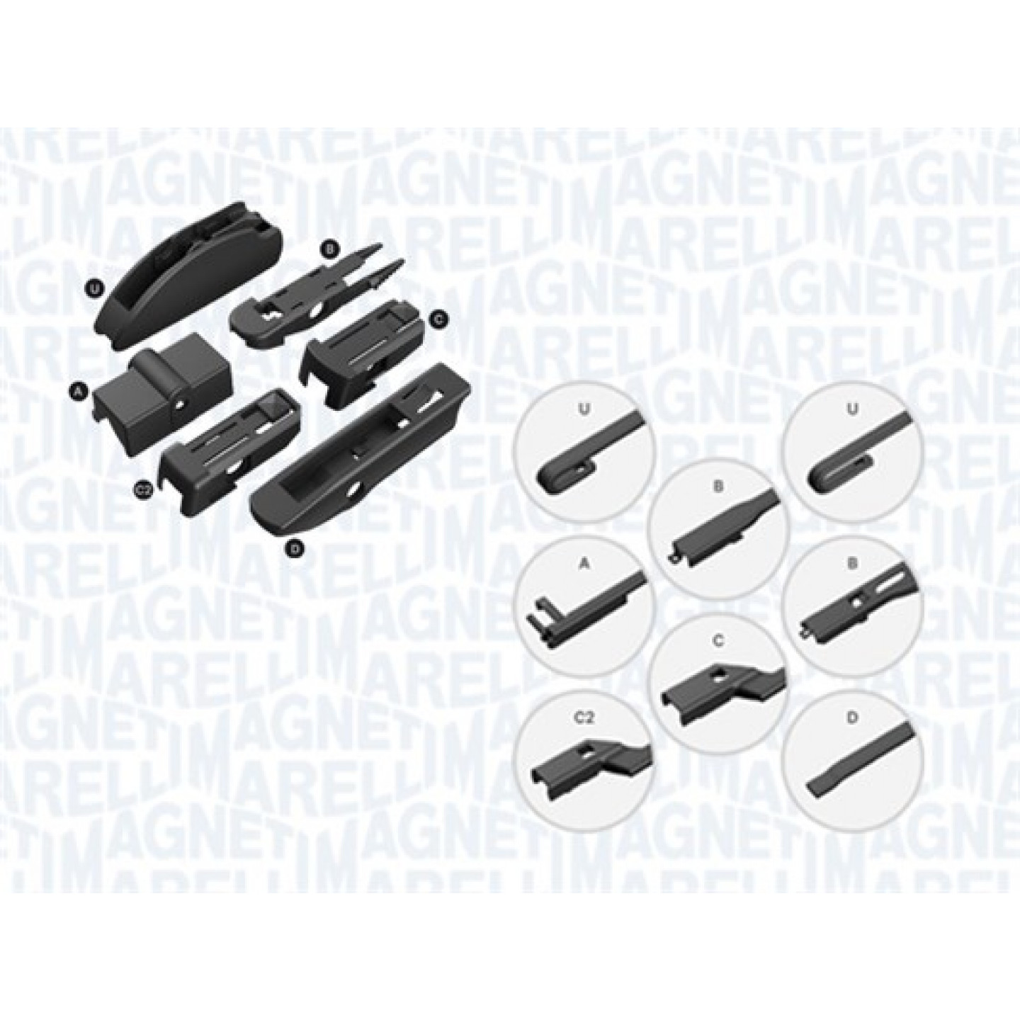 DENSO DF-011 Spazzole Tergicristallo Flat (600mm/475mm) - Kit Da 2 Pezzi - 5