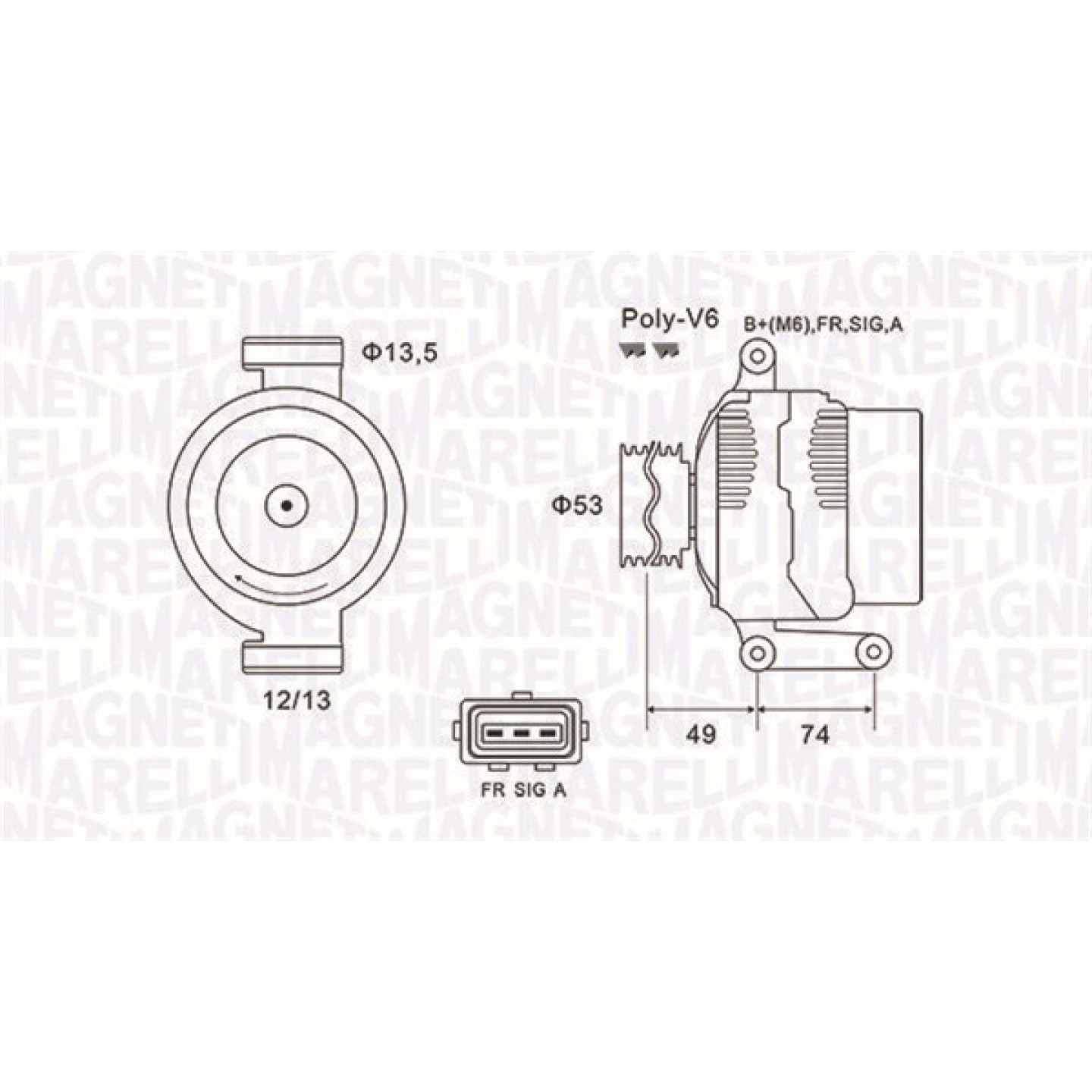Generator MAGNETI MARELLI 063731635010