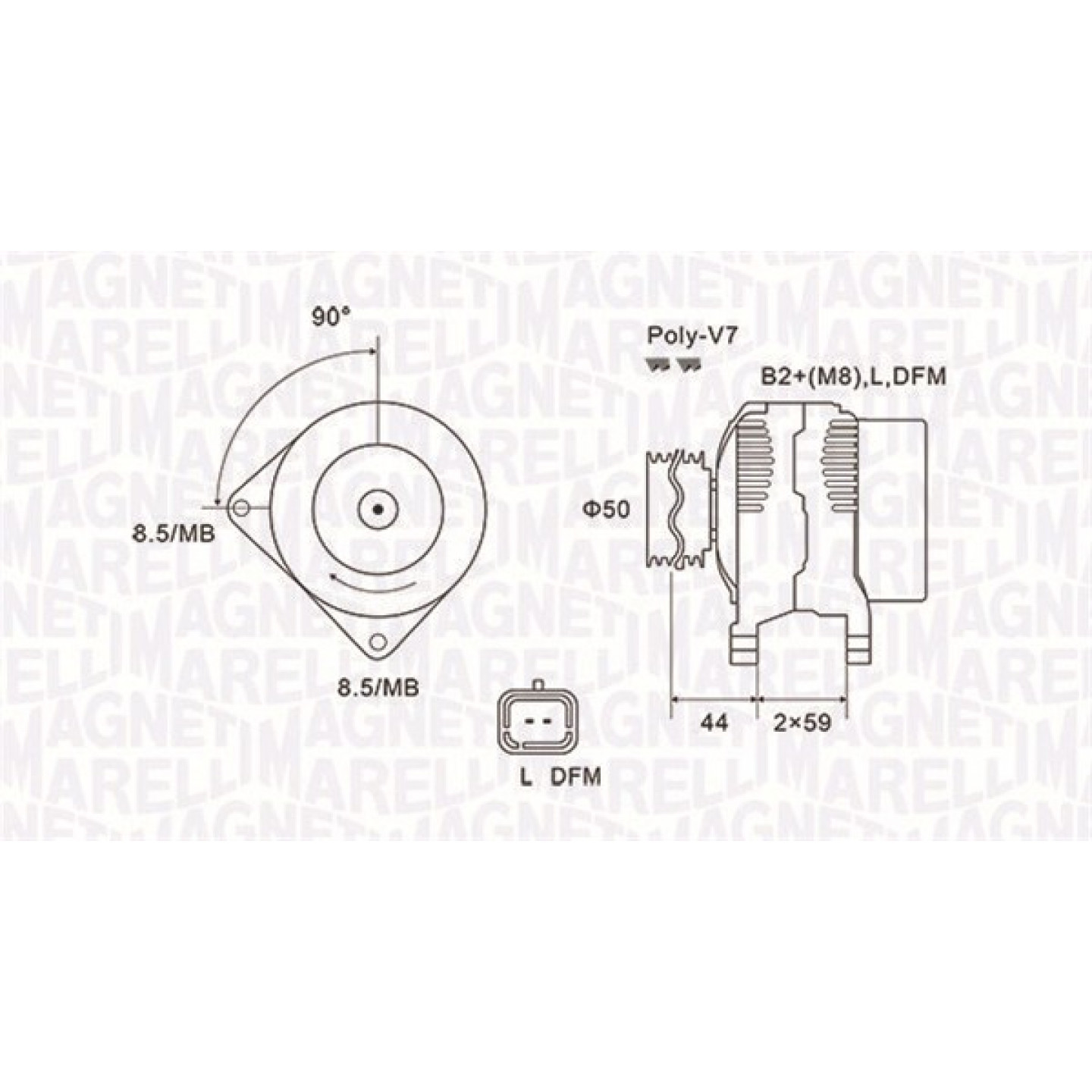 Generator MAGNETI MARELLI 063731827010