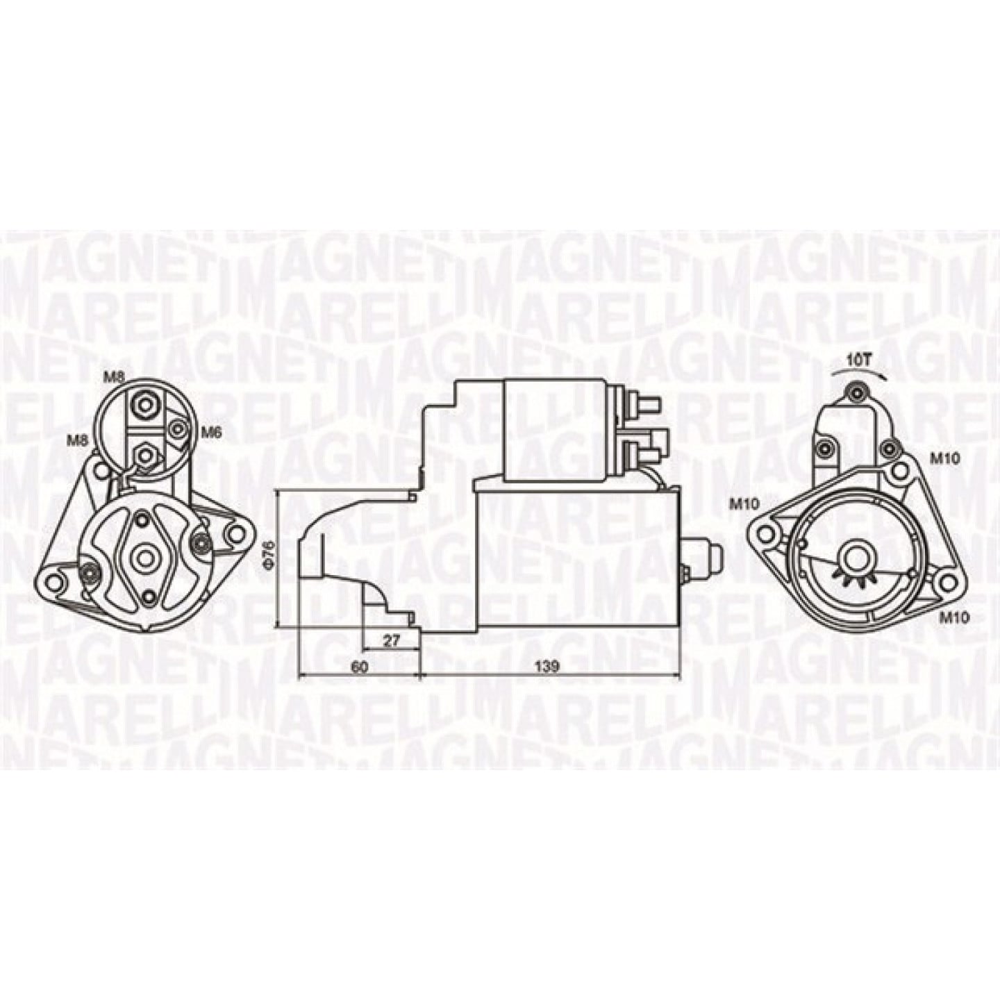 Rozrusznik MAGNETI MARELLI 063721050010