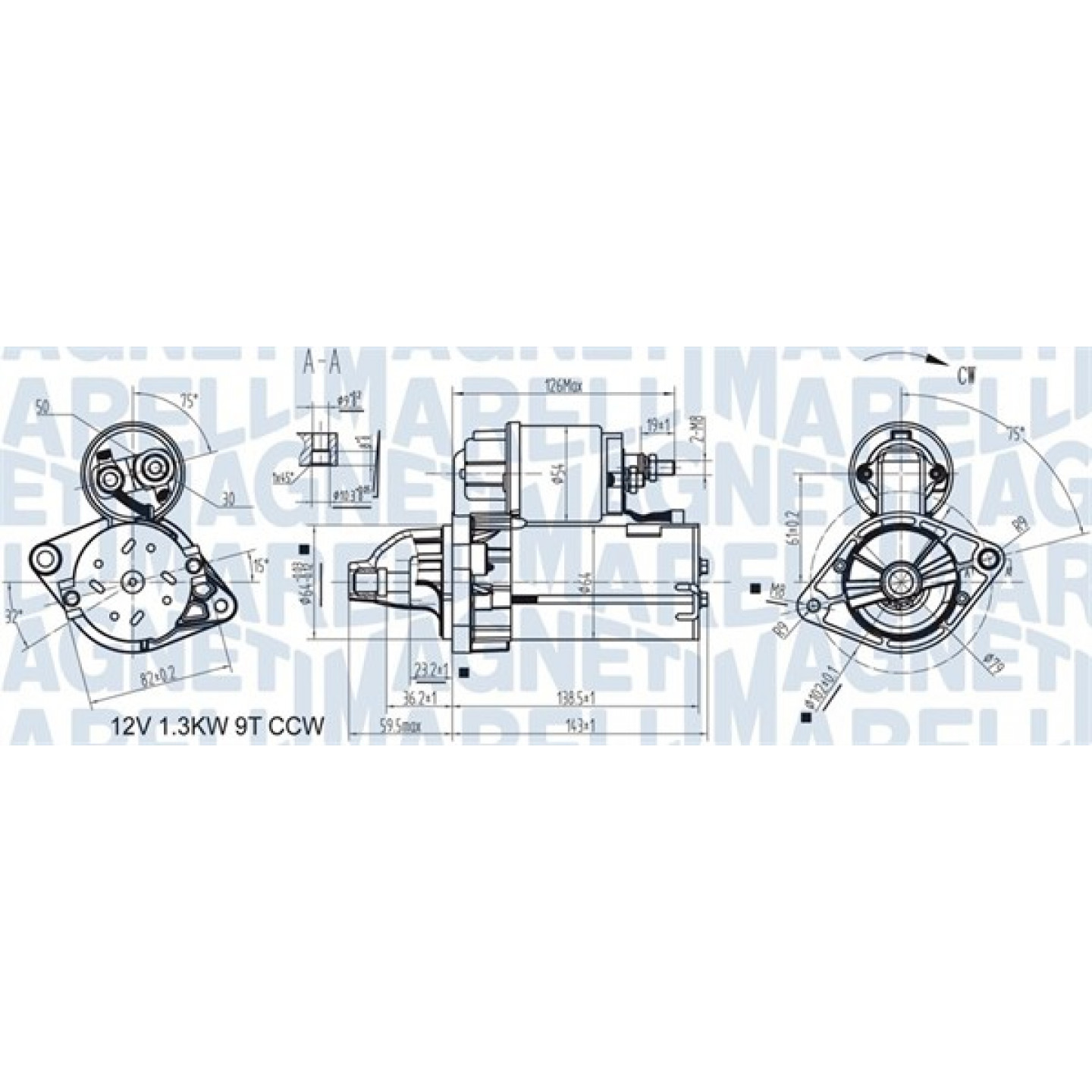 Starter MAGNETI MARELLI 063721346010