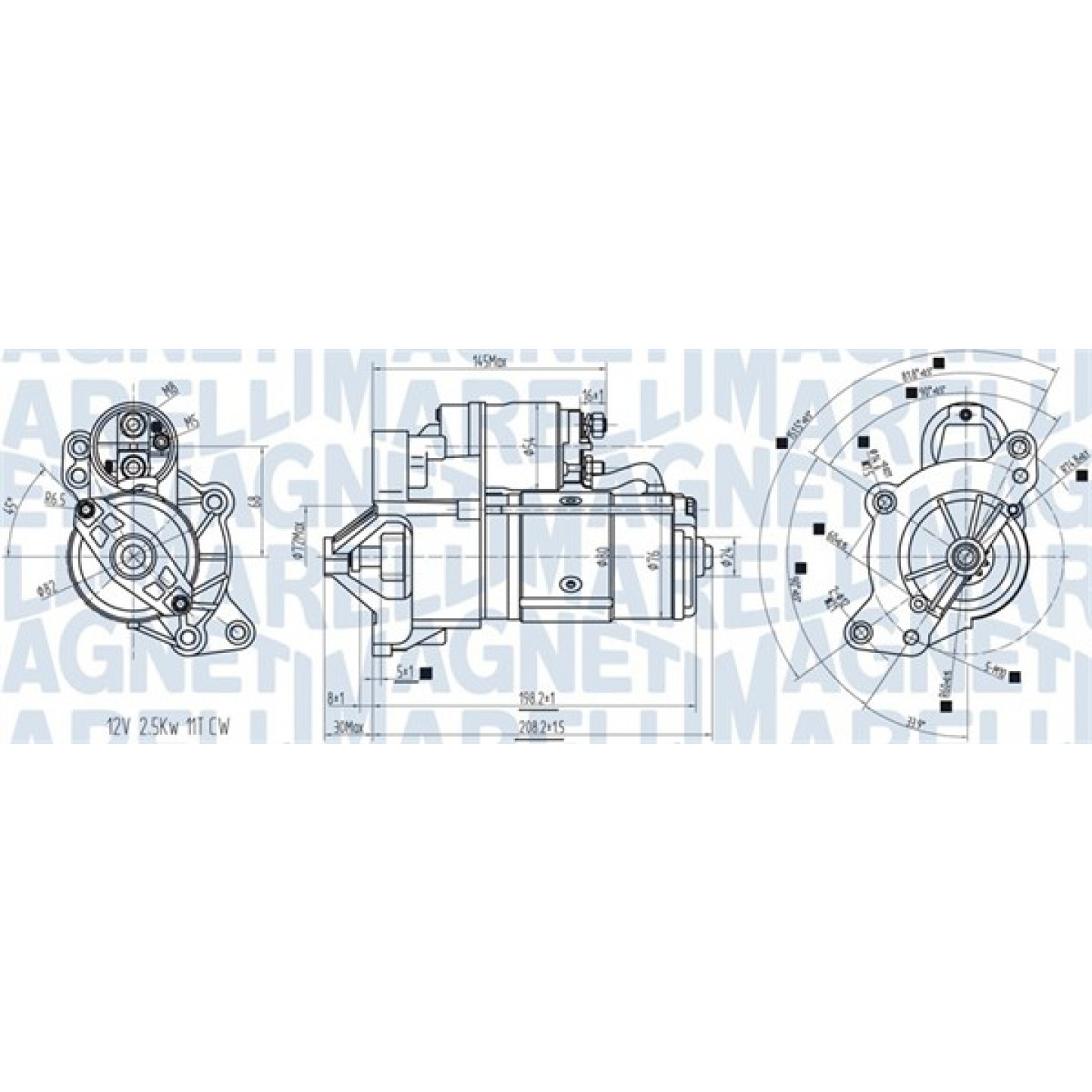 Rozrusznik MAGNETI MARELLI 063721416010