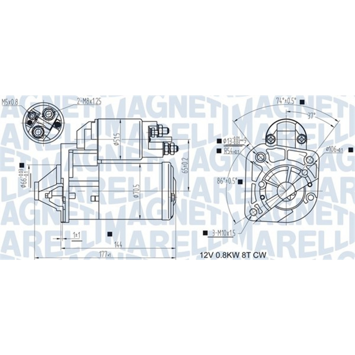 Starter MAGNETI MARELLI 063721442010