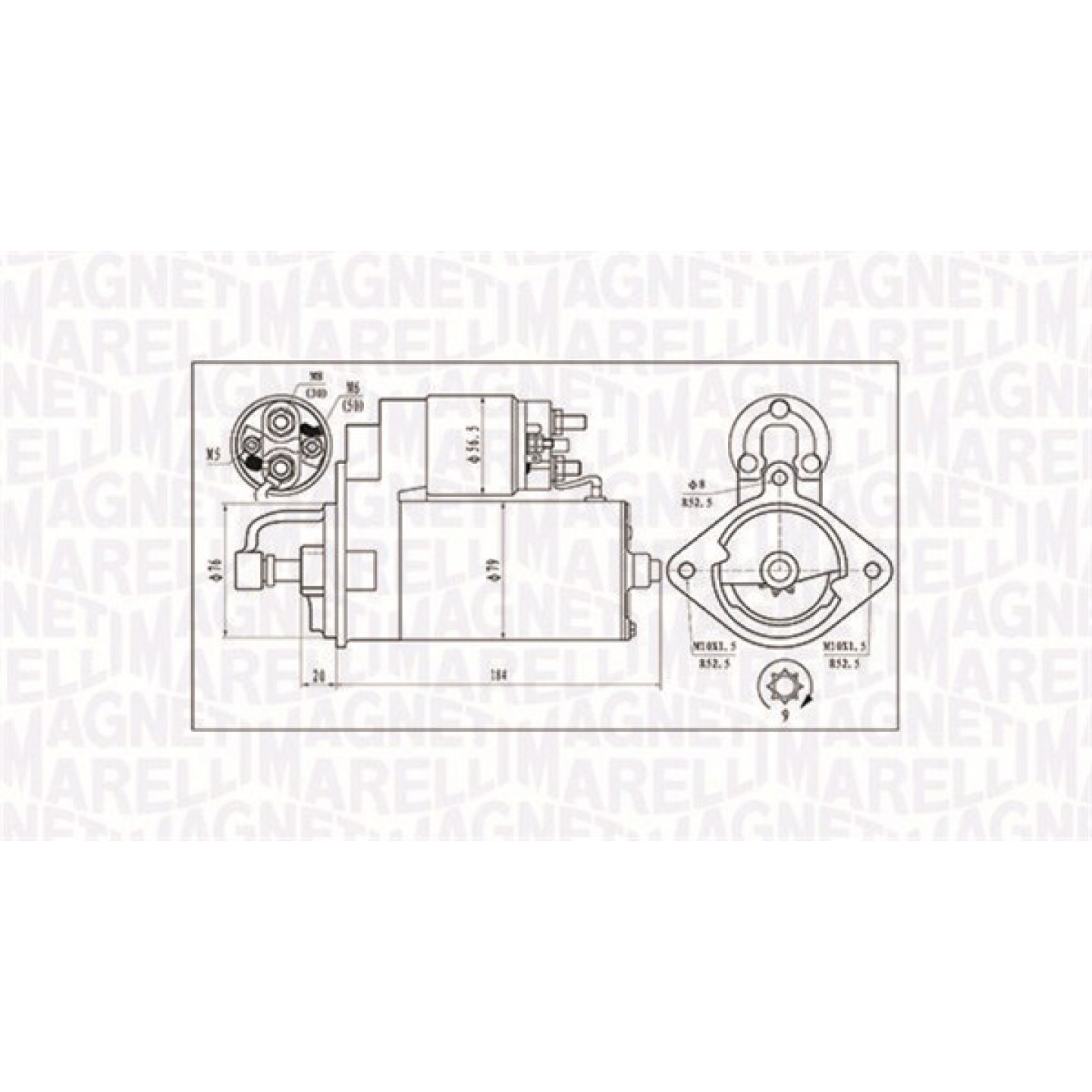 Rozrusznik MAGNETI MARELLI 063720984010