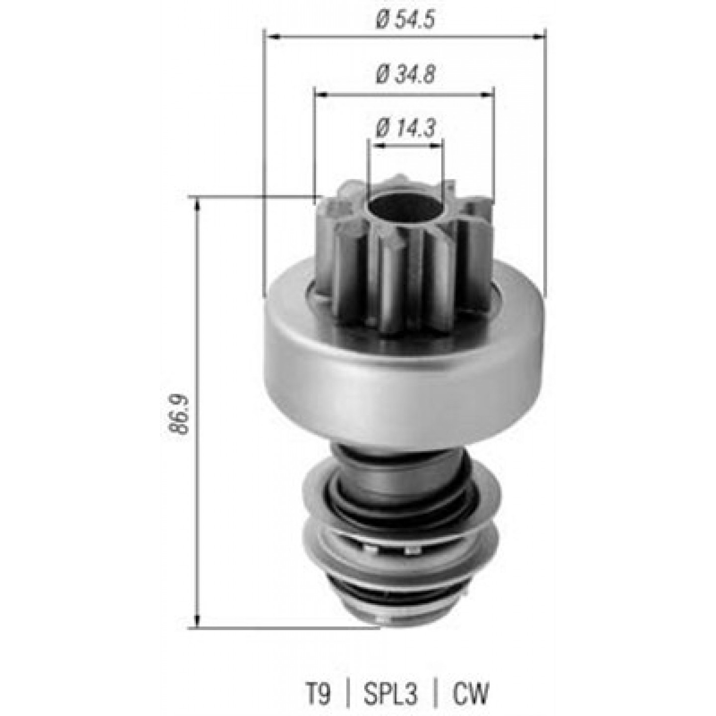 Pastorek, startér MAGNETI MARELLI 940113020380