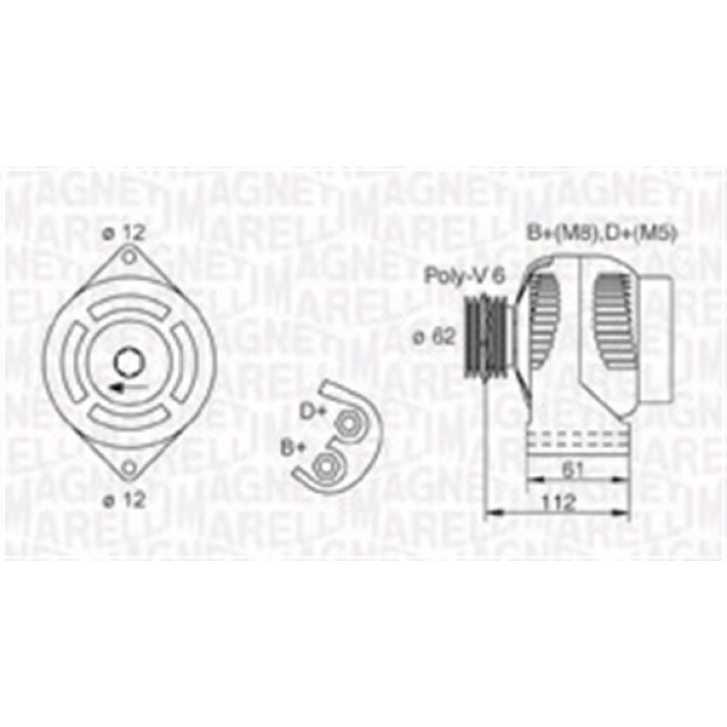 Alternator MAGNETI MARELLI 063731884010
