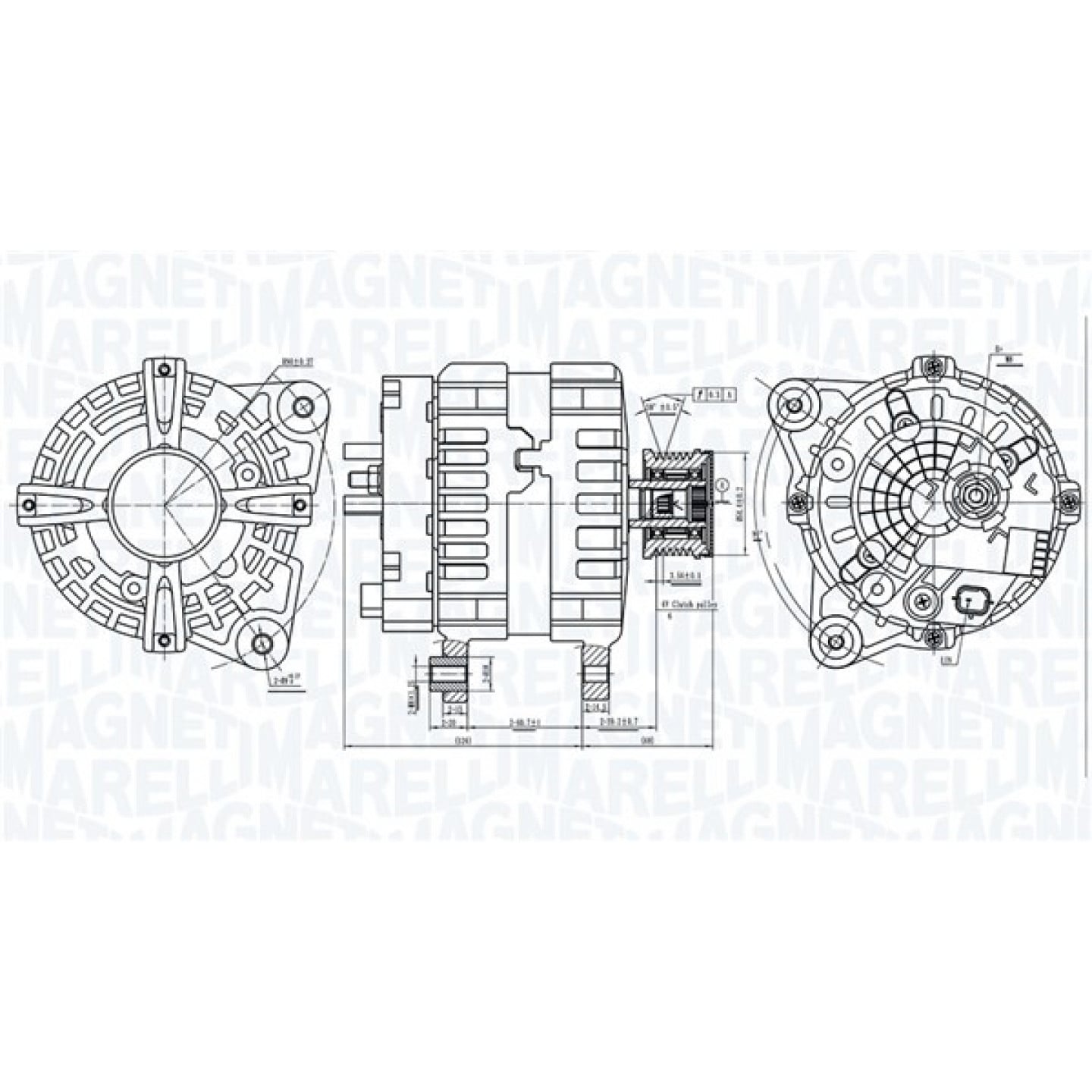Alternador MAGNETI MARELLI 063736381010