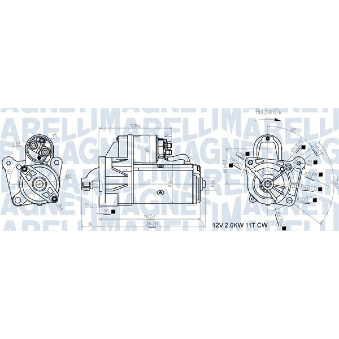 Startér MAGNETI MARELLI 063721193010