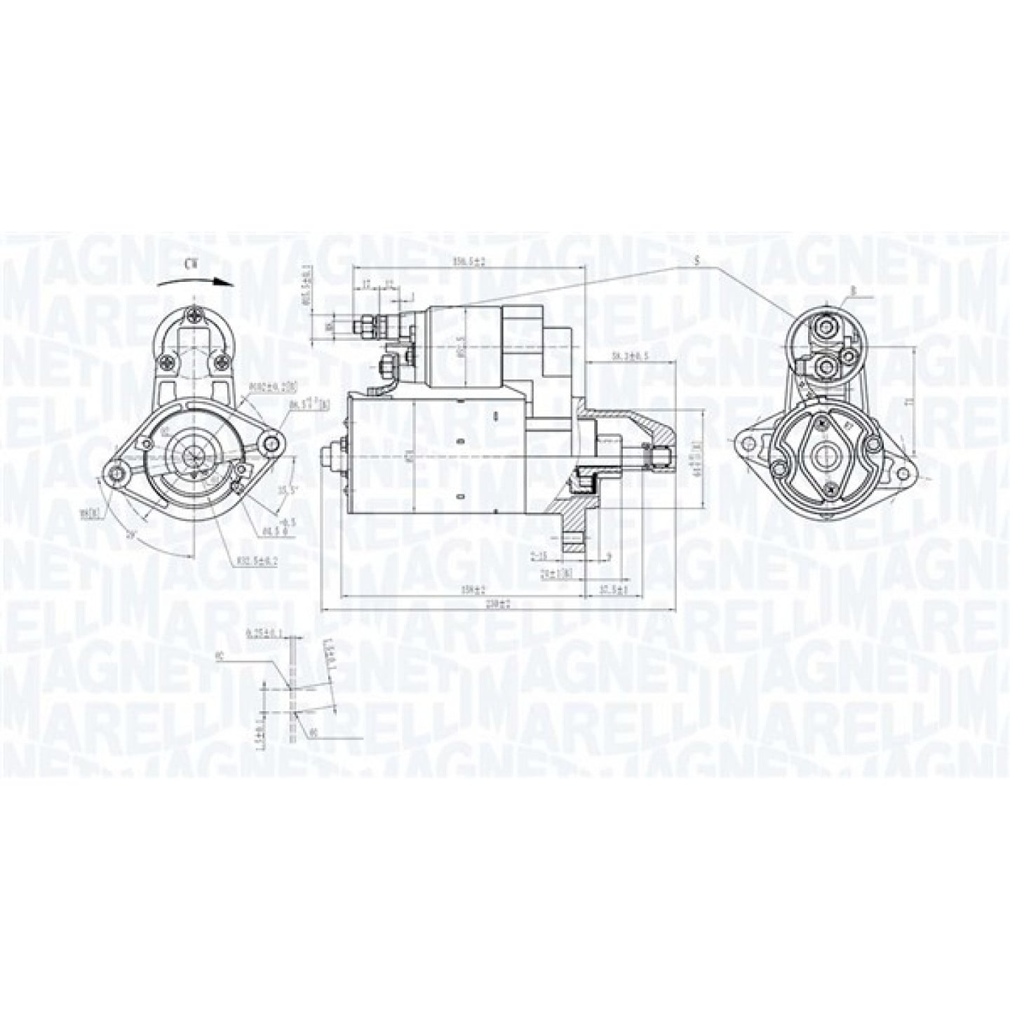 Starter MAGNETI MARELLI 063721535010